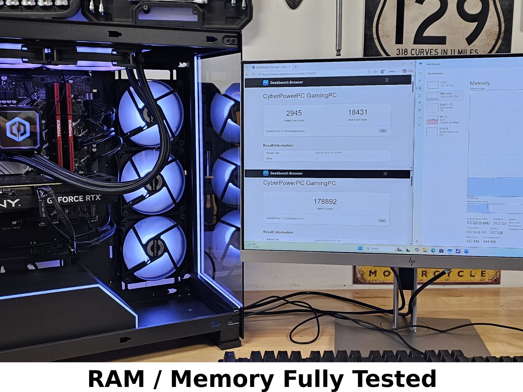 32GB DDR5 (2x16GB) CL38 6000MT/s RED T-Force Vulcan