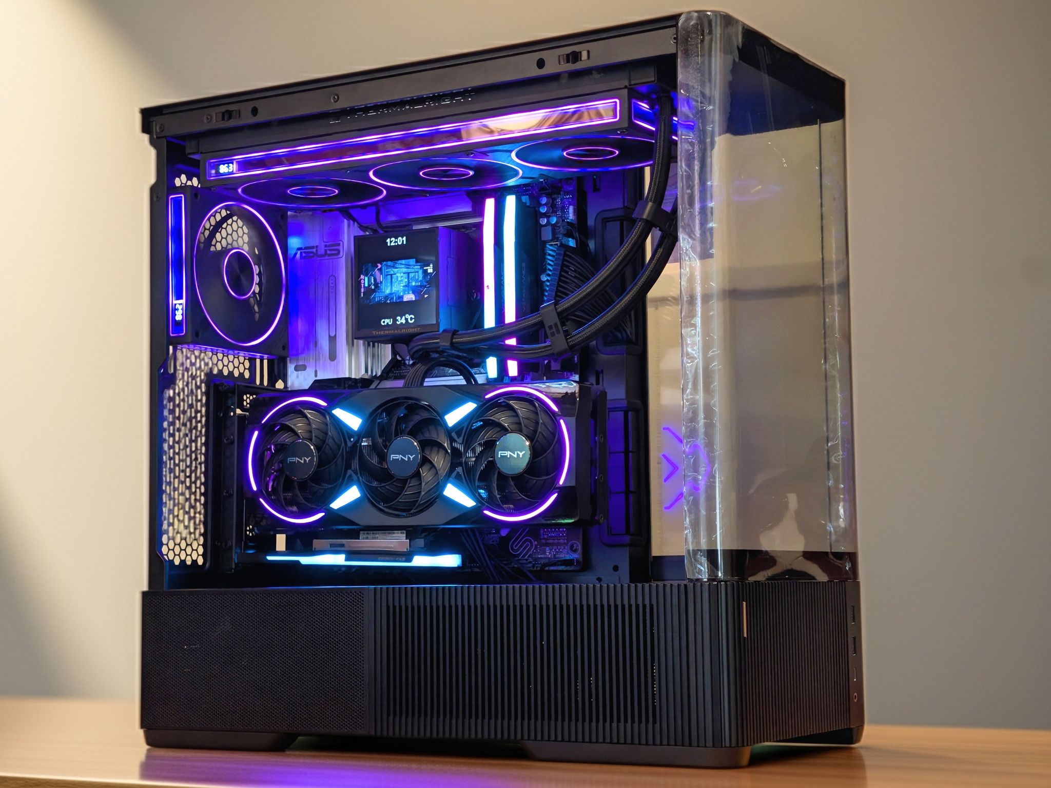 🔵🟣 Vapor 🟣🔵 Ryzen 7 9700x | RTX 5070 Epic-X ARGB OC | 32GB DDR5 | 1TB SSD