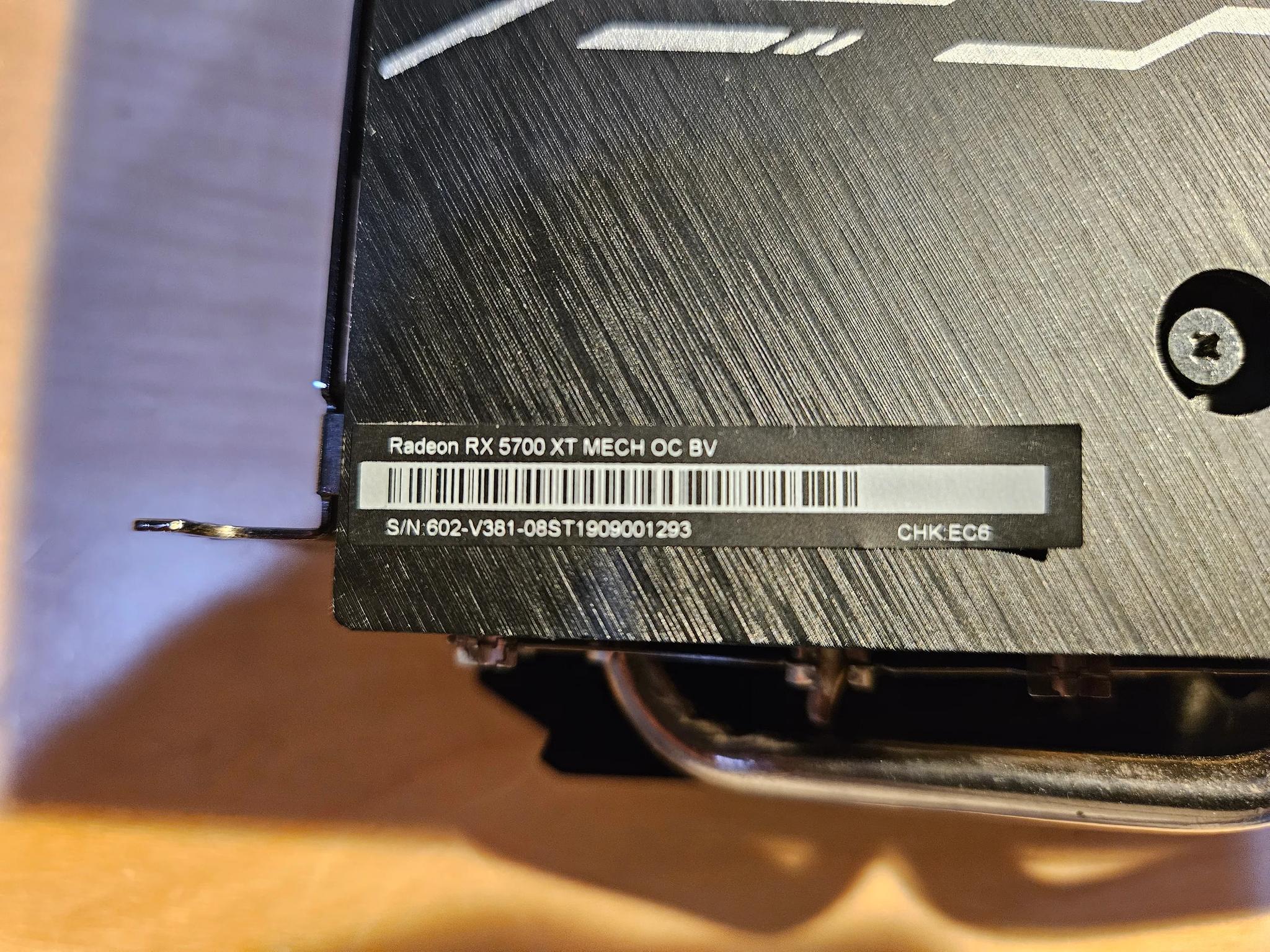 MSI RX 5700 XT 8 GB MECH OC Radeon Graphics Card