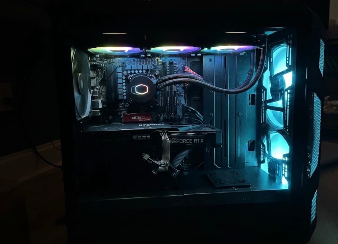 Gaming PC Custom -RTX3060,i5-12400F, 1TB NVMe SSD