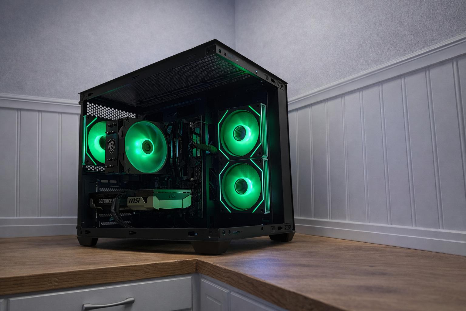 SMOKE RTX 5060ti 8g | 32GB RAM | 850W gold PSU | AMD 5500/ 1TB NVME