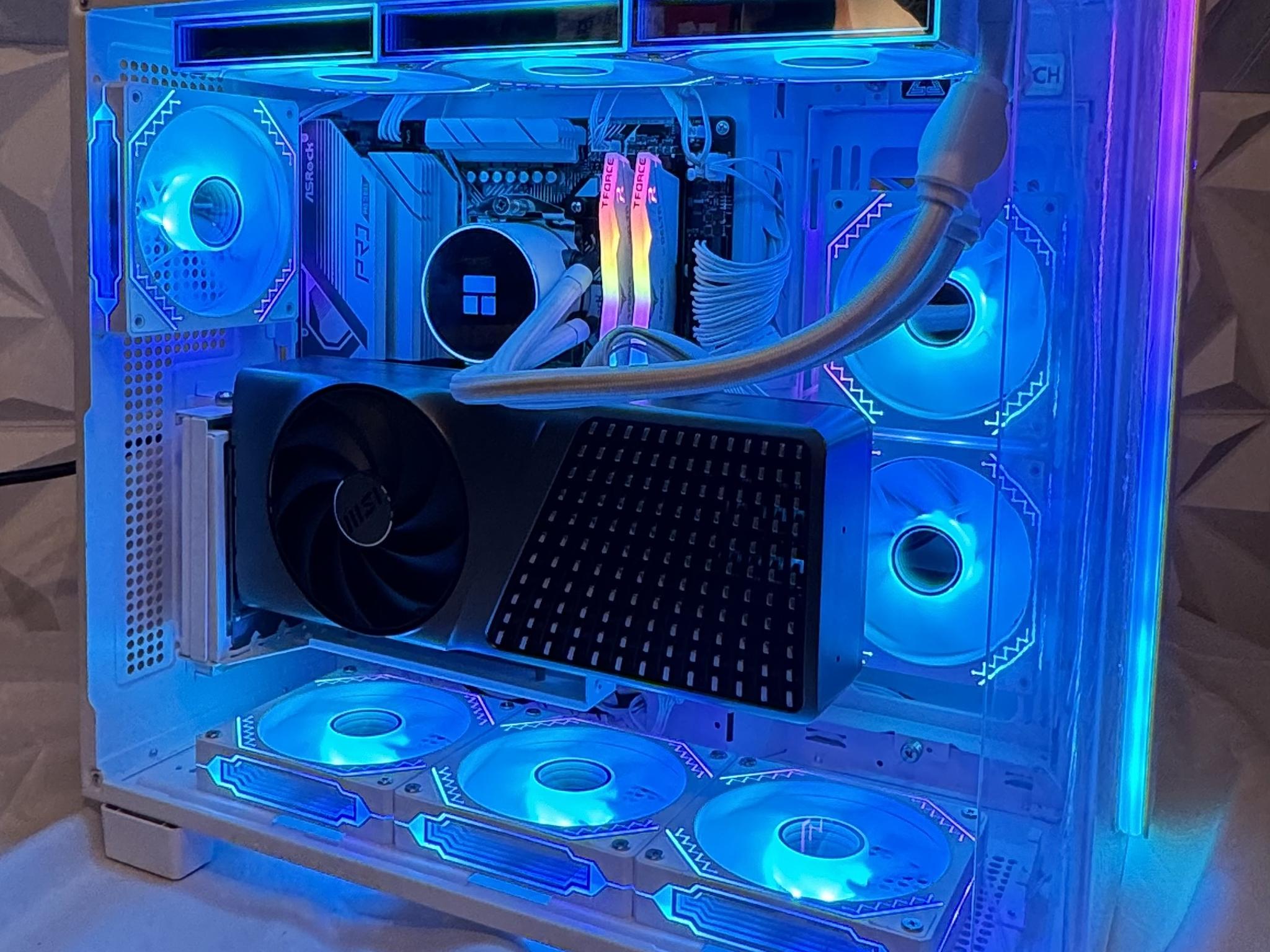 "Golden Bunny" Ryzen 7 7800x3d, 4080 super, 64gb ddr5, 2tb nvme showpiece pc