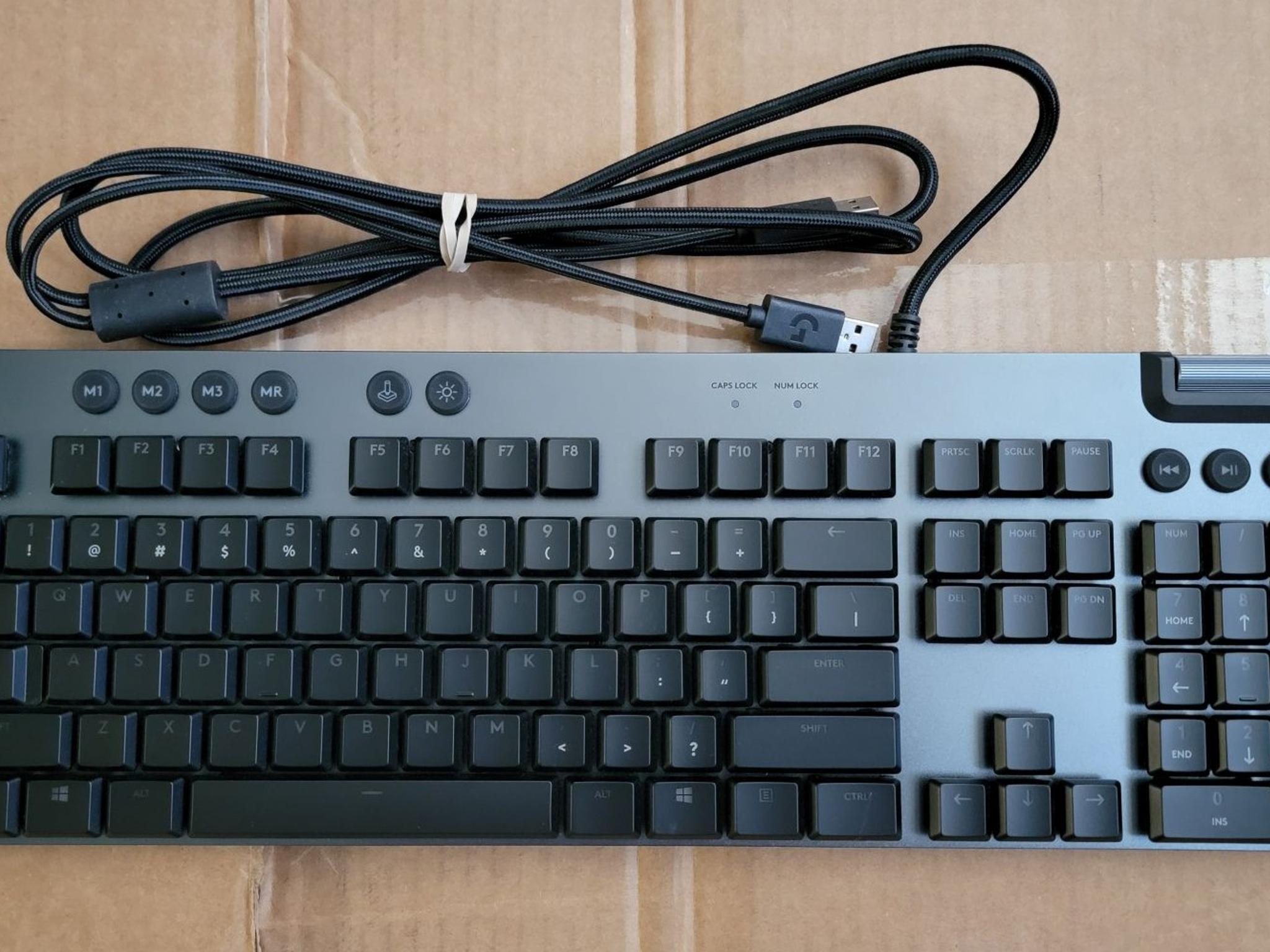Logitech G815 RGB Mechanical Gaming Keyboard - Clicky Switches - Low Profile - Used