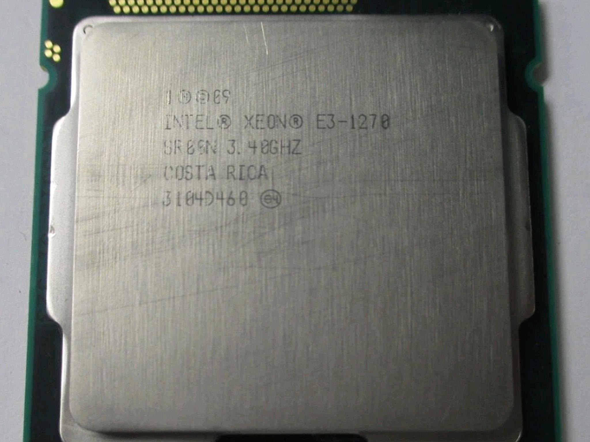 Intel Xeon E3-1270 SR00N 3.4GHz Quad Core LGA 1155 Processor CPU(i7 3770 Equivalent)