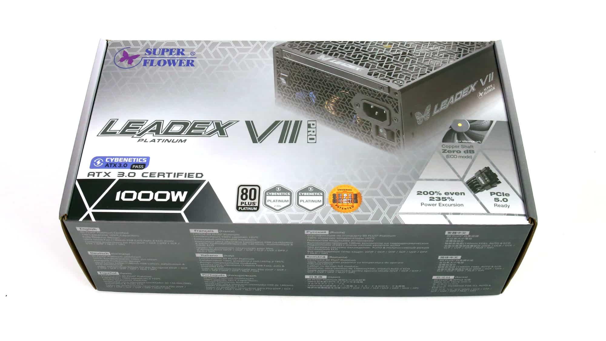 BNIB Super Flower Leadex VII XP PRO 1000W 80+/Cybernetics Platinum, Fully Modular PSU