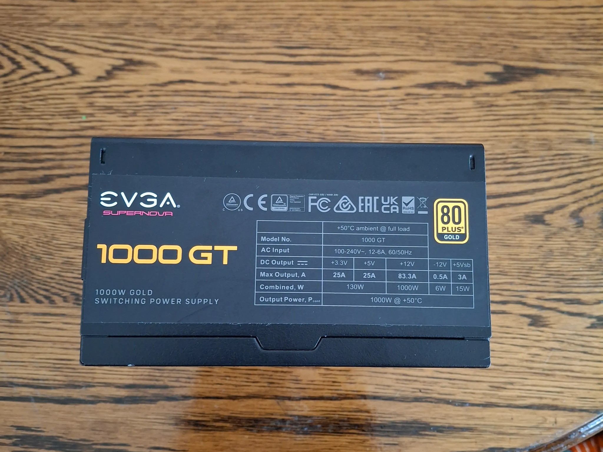 EVGA SuperNOVA 1000 GT