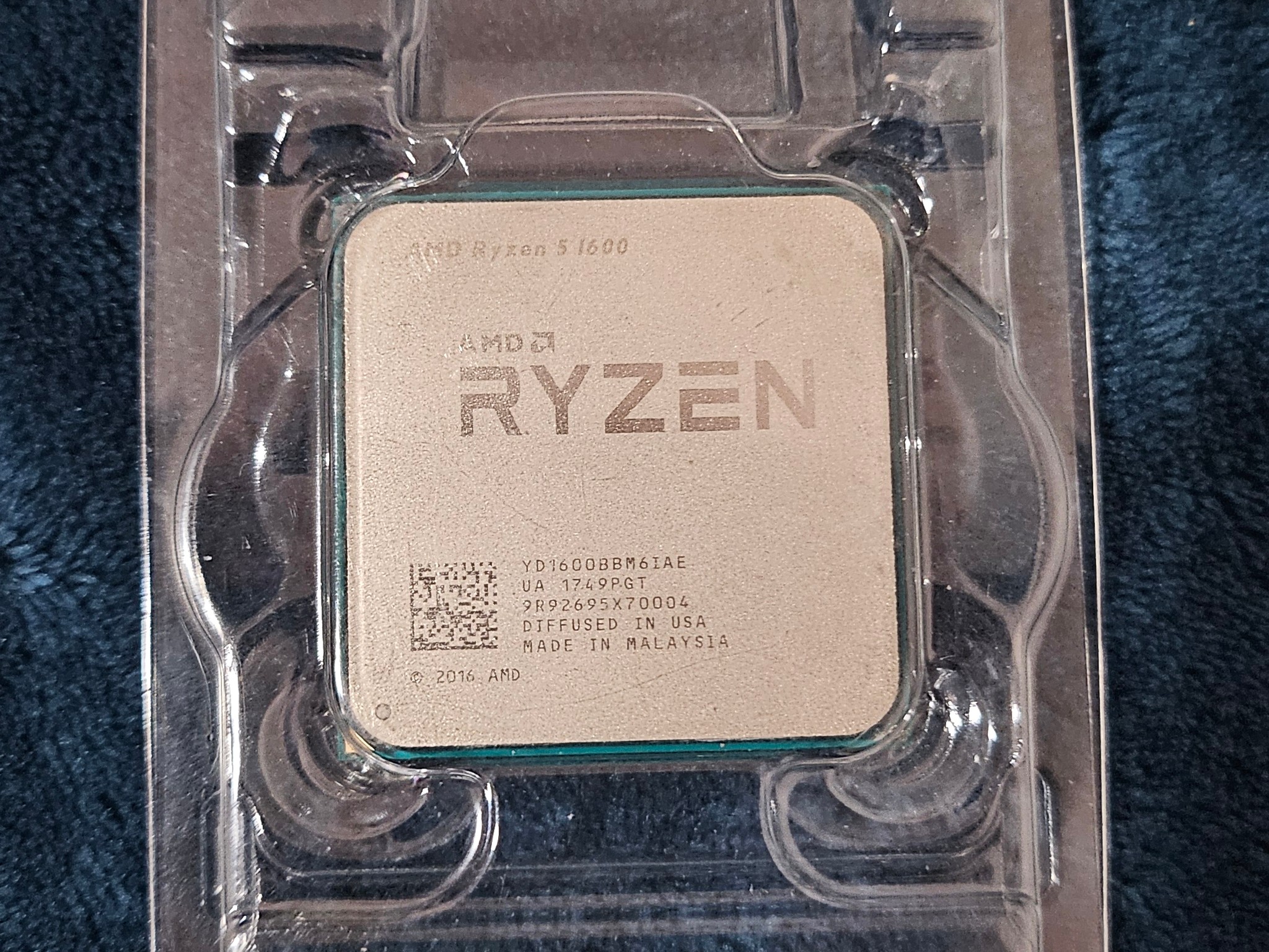 AMD Ryzen 5 1600 - Good Condition - Working when pulled