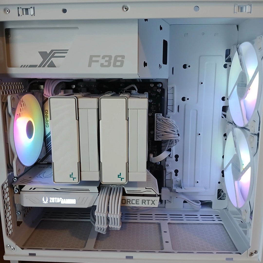 All-White AM5 | RTX 3060 Ti | Ryzen 5 7400F | 32GB RAM | Jawa