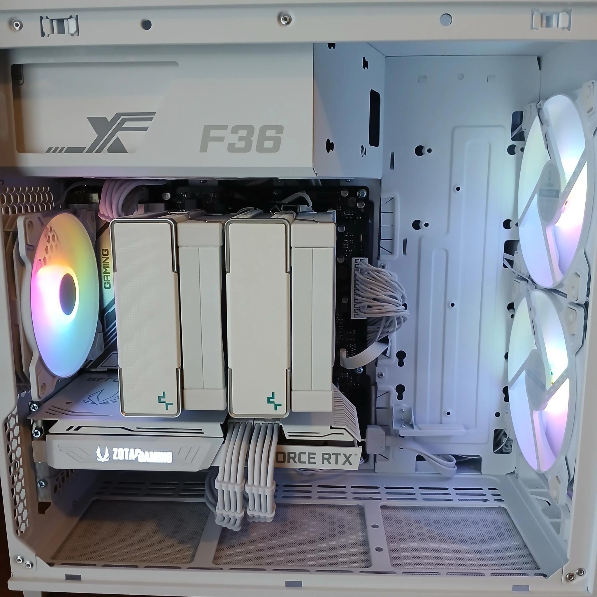 All-White AM5 | RTX 3060 Ti | Ryzen 5 7400F | 32GB RAM