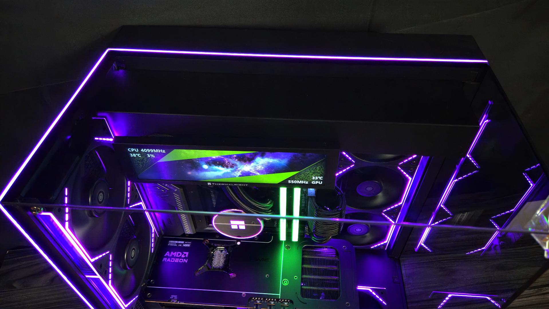9070 XT OC - Intel Core Ultra 7 270K Plus - 32GB DDR5 6000 - 2TB NVMe - 16:9 Customizable Screen