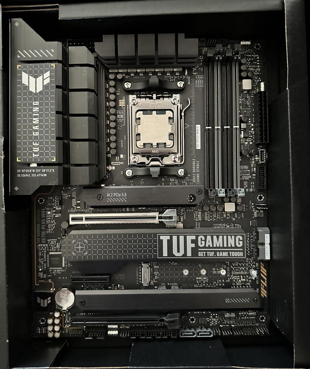 CPU/Motherboard Combo! AMD Ryzen 9 7900X3D with an ASUS TUF X670E Plus WIFI motherboard