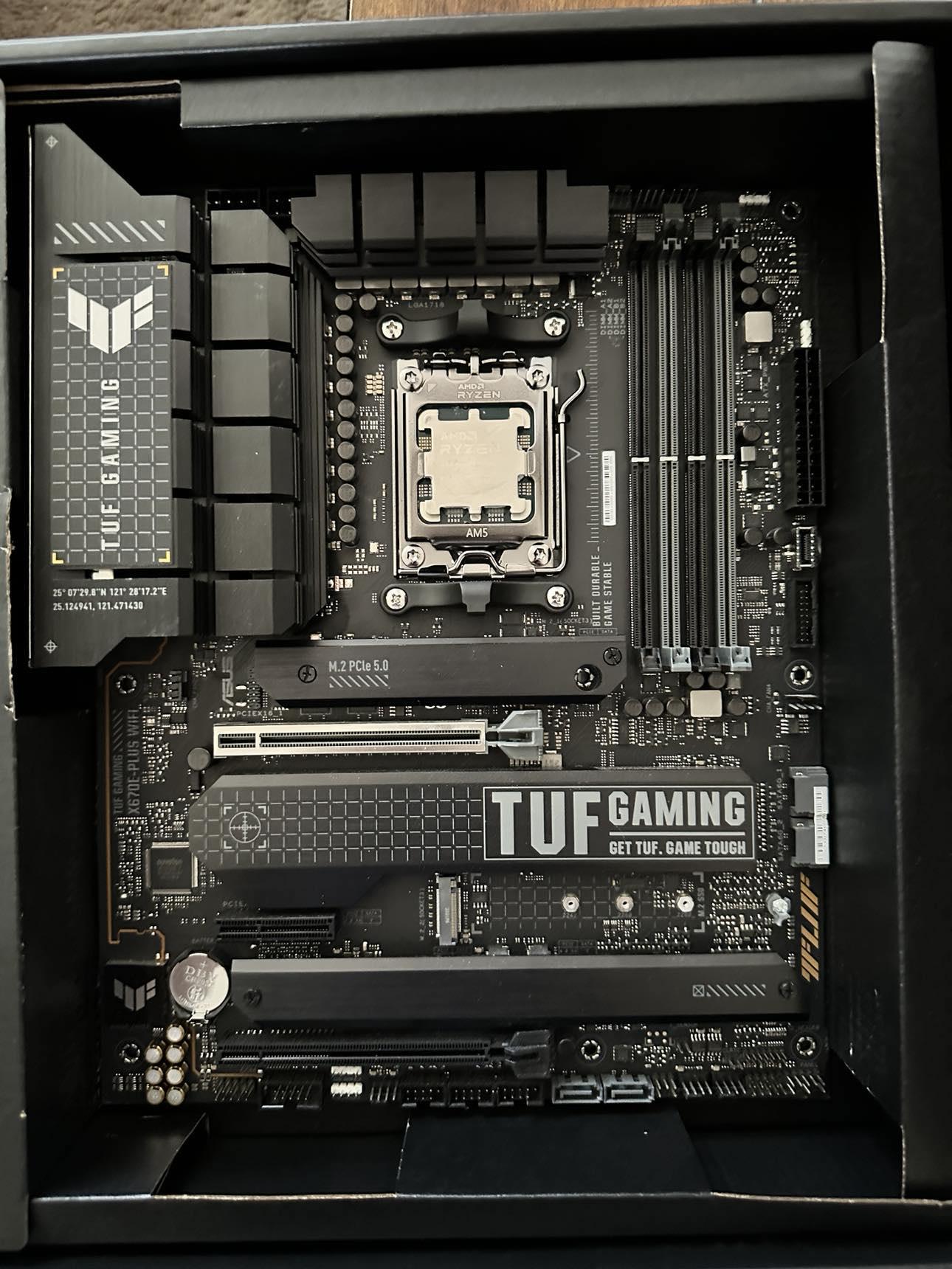CPU/Motherboard Combo! AMD Ryzen 9 7900X3D with an ASUS TUF X670E Plus WIFI motherboard