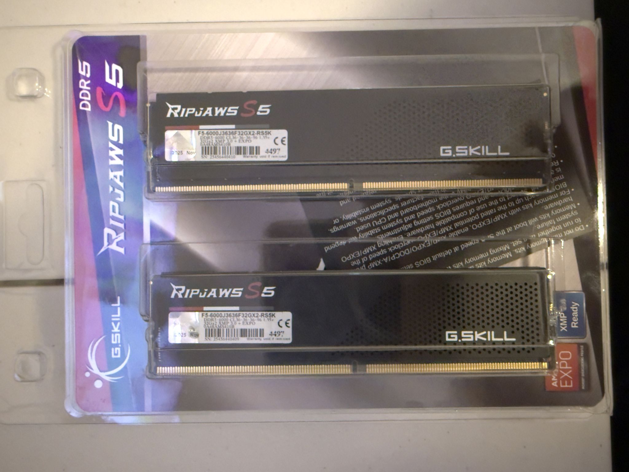 64GB G.Skill DDR5 Ram *SEALED*
