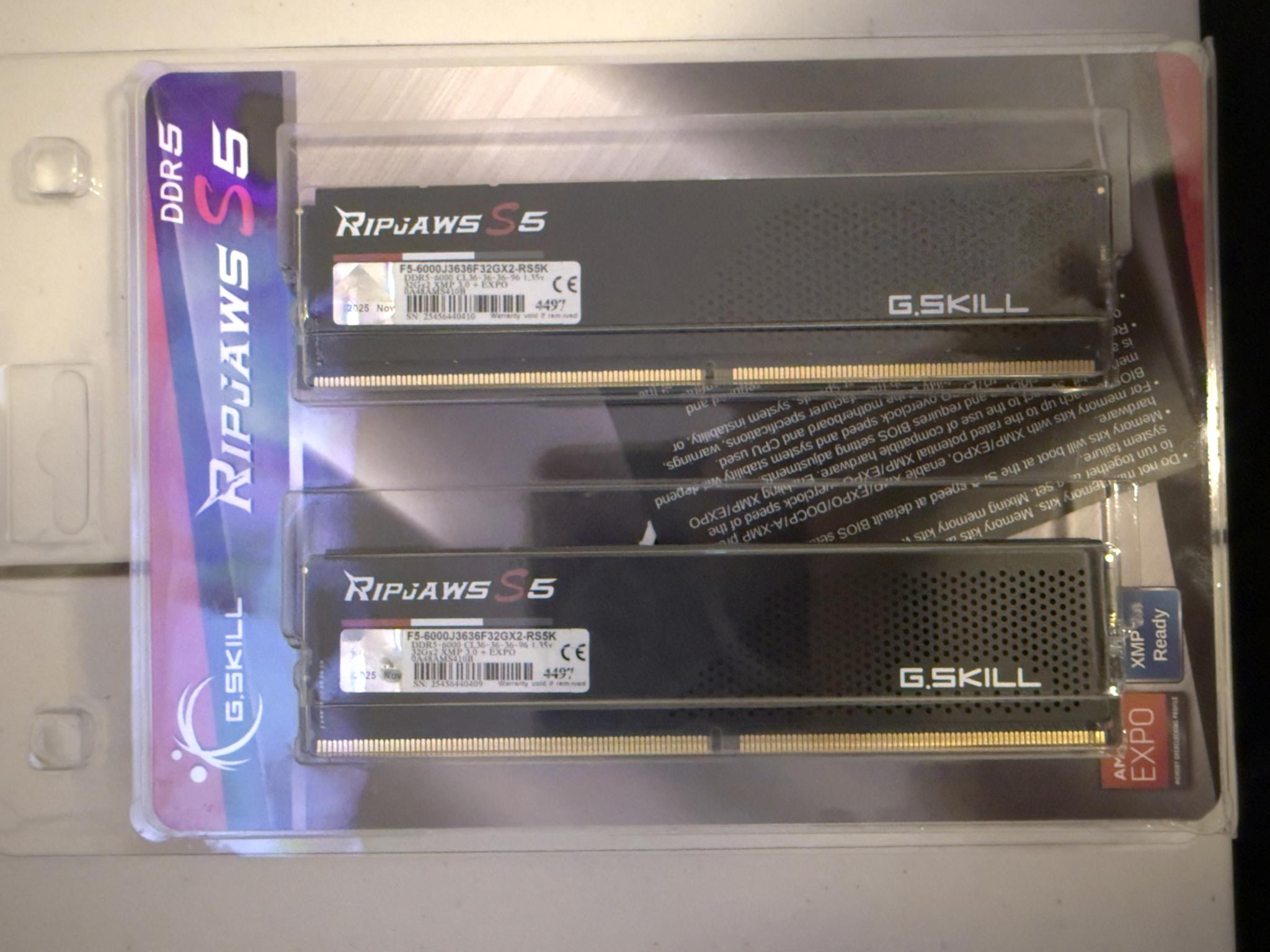 64GB G.Skill DDR5 Ram *SEALED*