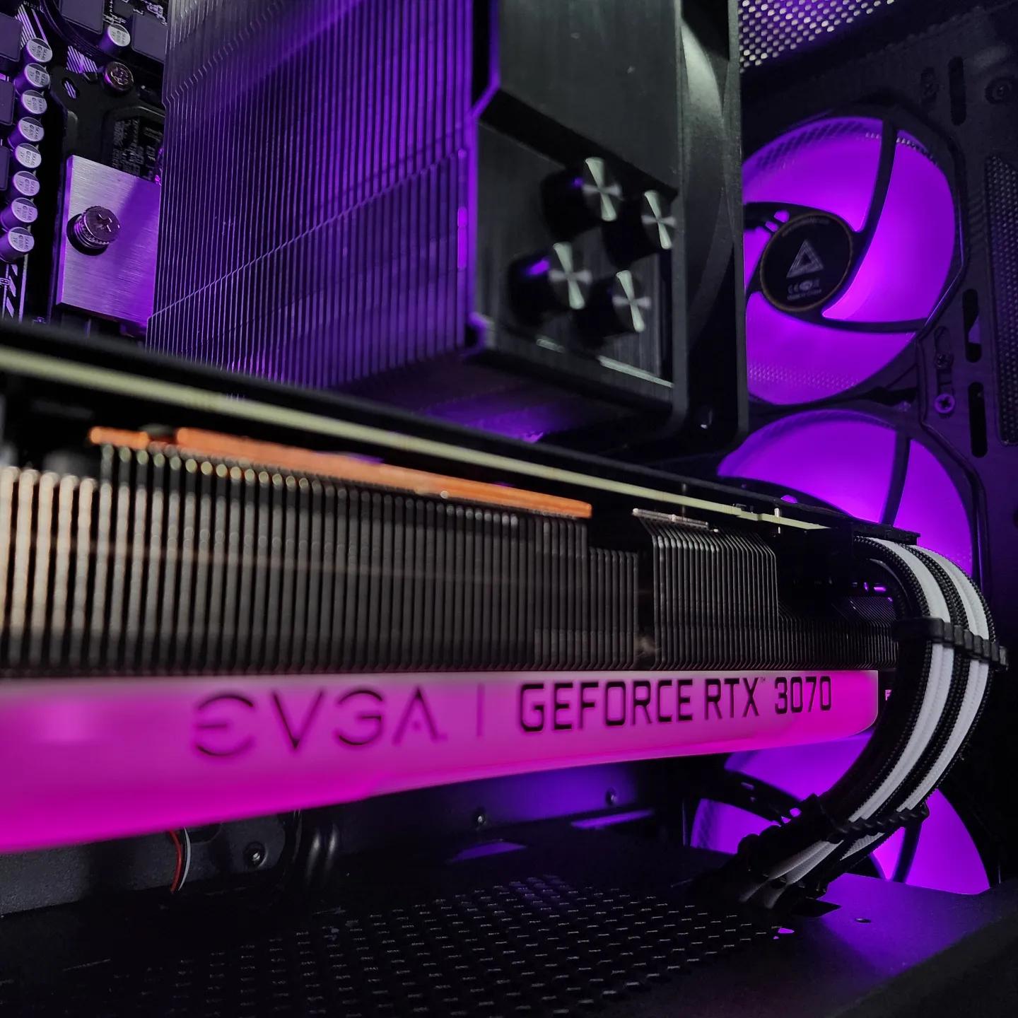 🖤💜🖤 RTX 3070 FTW3 // AMD Ryzen 7 5700G // Zenith 16GB 3200MHz