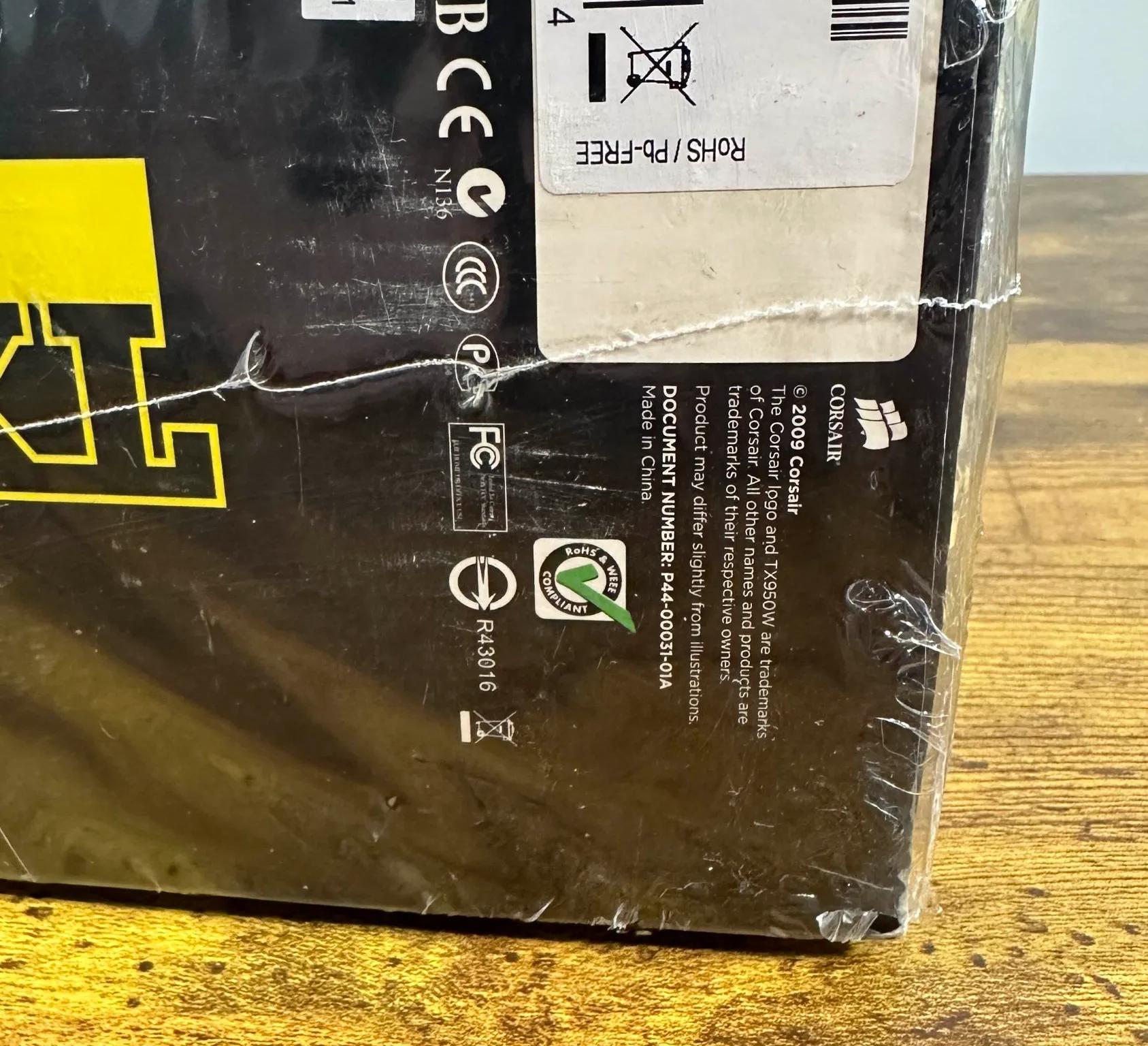 NEW OLD STOCK Corsair TX950W 950W 80+ Bronze Power Supply NEW SEALED