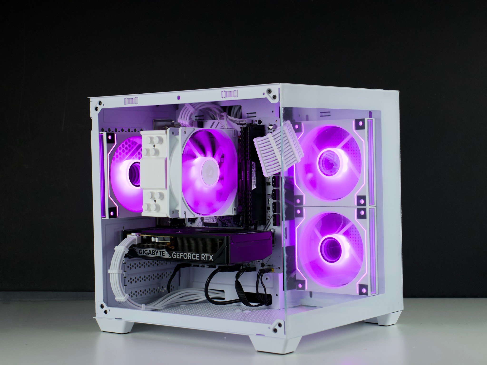 🧊❄️🧊 White Gaming PC – RTX 5060, Ryzen 5 5600X, 32GB RAM, 960GB SSD - WiFi, BlueTooth 🧊❄️🧊