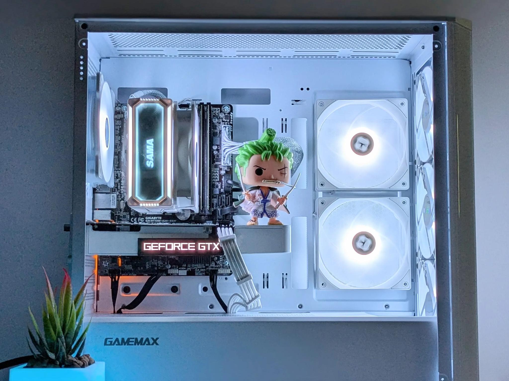 ⚪️💚⚔️Roronoa Zoro🗡️⚪️1080p Gaming PC⚪️GTX 1070⚪️i5-7600K⚪️256GB SSD & 1TB HDD⚪️Windows 11 Pro