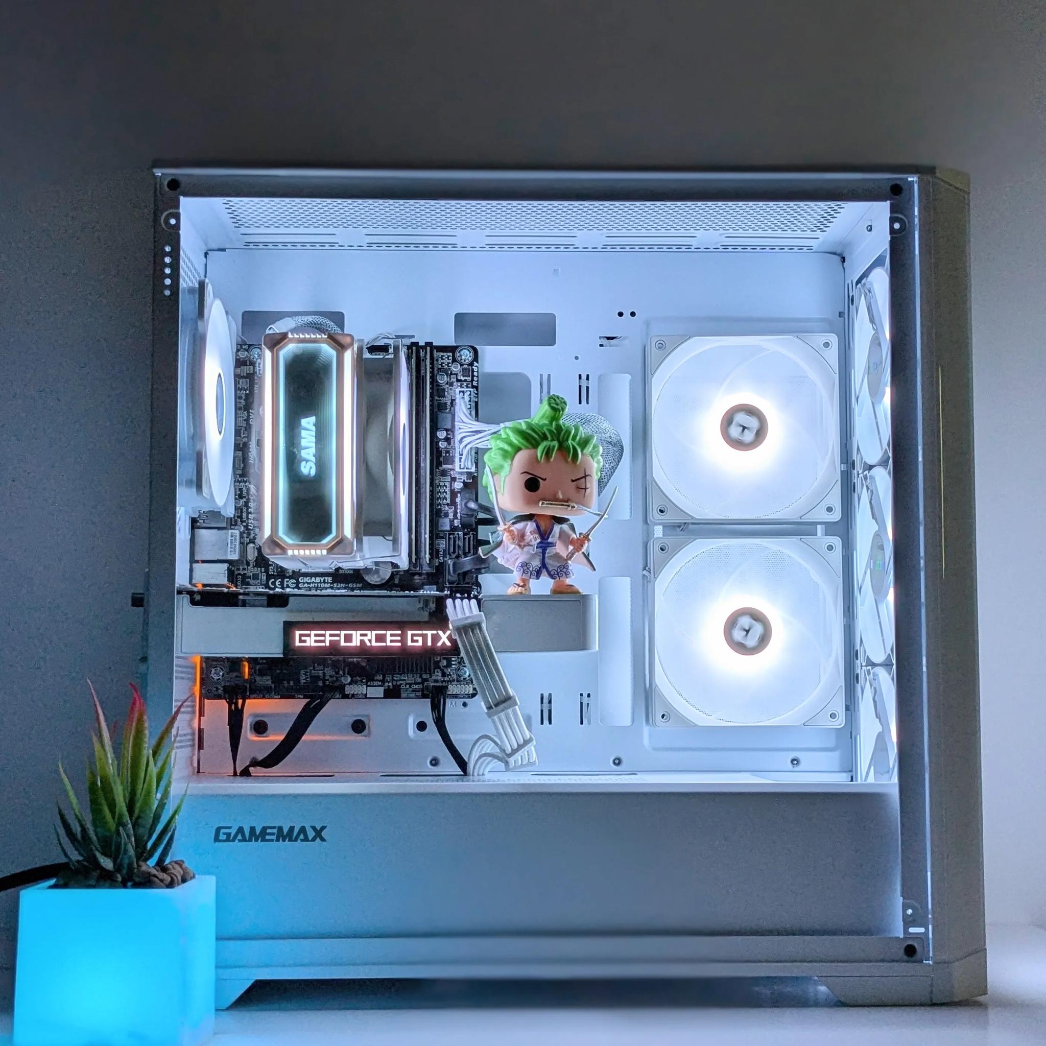 ⚪️💚⚔️Roronoa Zoro🗡️⚪️1080p Gaming PC⚪️GTX 1070⚪️i5-7600K⚪️256GB SSD & 1TB HDD⚪️Windows 11 Pro