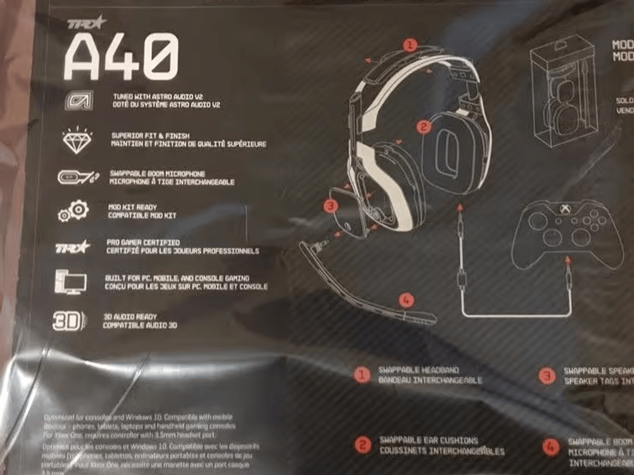 BNIB Astro A40 Headset, Black