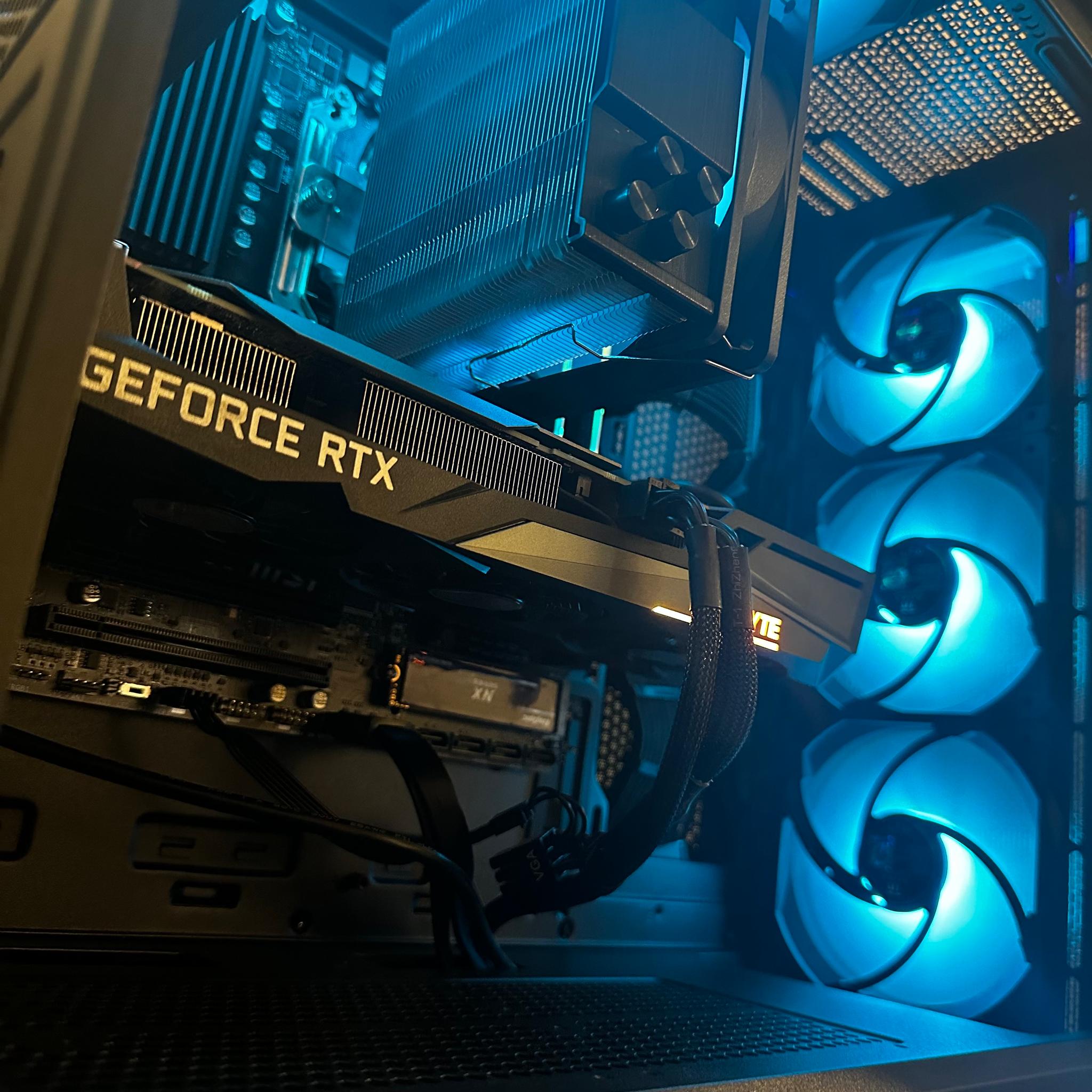 Gaming PC (Ryzen 5 5600 + RTX 3060 12GB + 32GB RGB RAM)