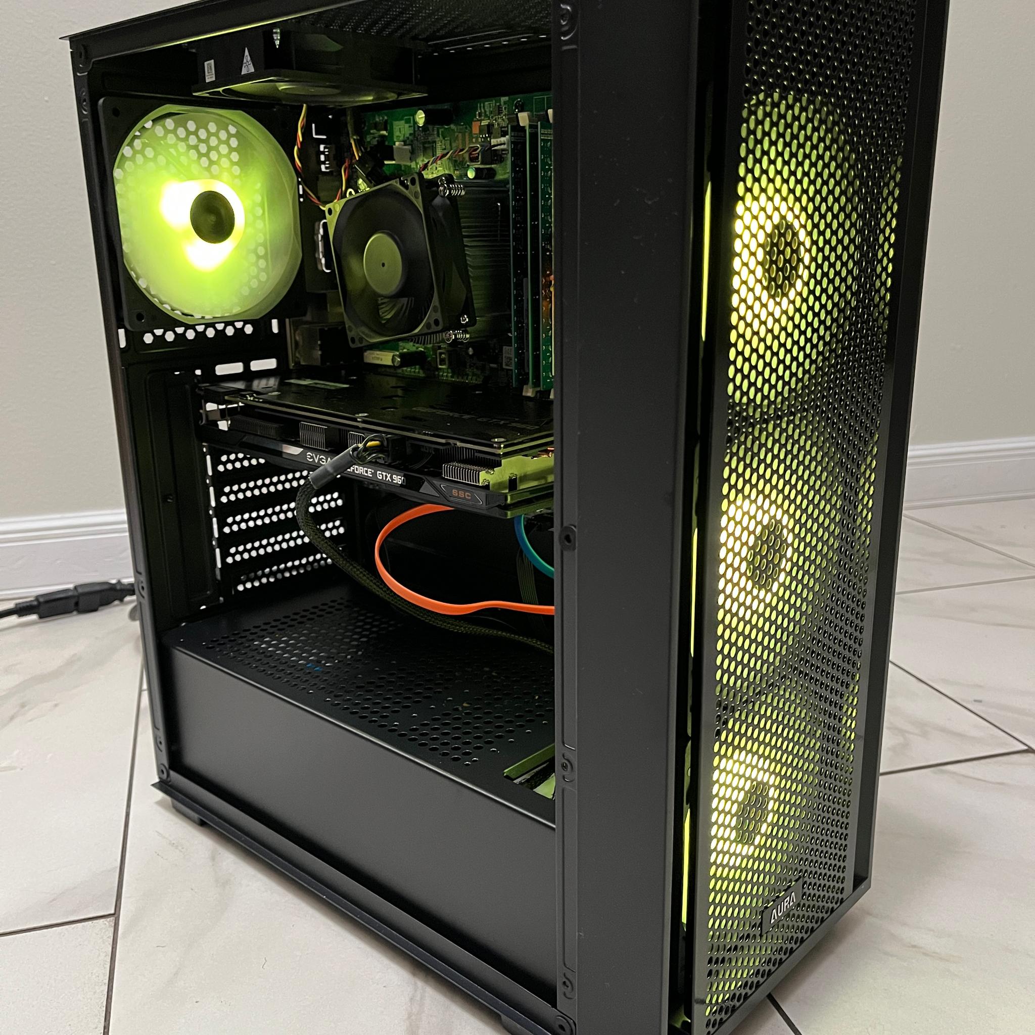 Super Budget Gaming PC - Intel i7-2600, NVDIA GTX 960 4GB, 12GB RAM, 750GB Storage, w/ Wi-Fi & BT