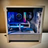 Clean White Gaming PC
