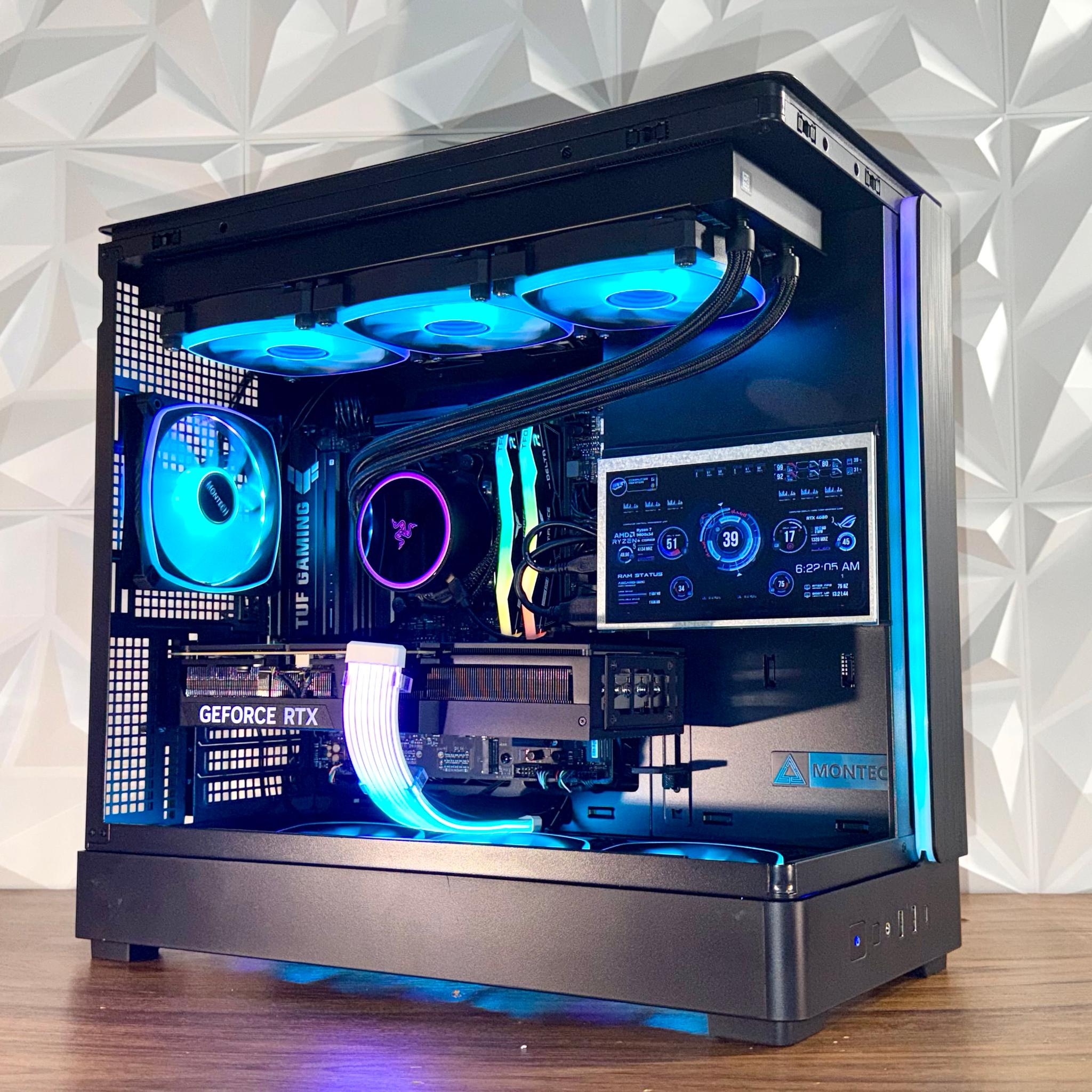 👑 RTX 4080 | Ryzen 7900X/9800x3d | 32GB DDR5| 2TB NVMe | LCD Display | W11 Pro “ROYAL TITAN” 👑