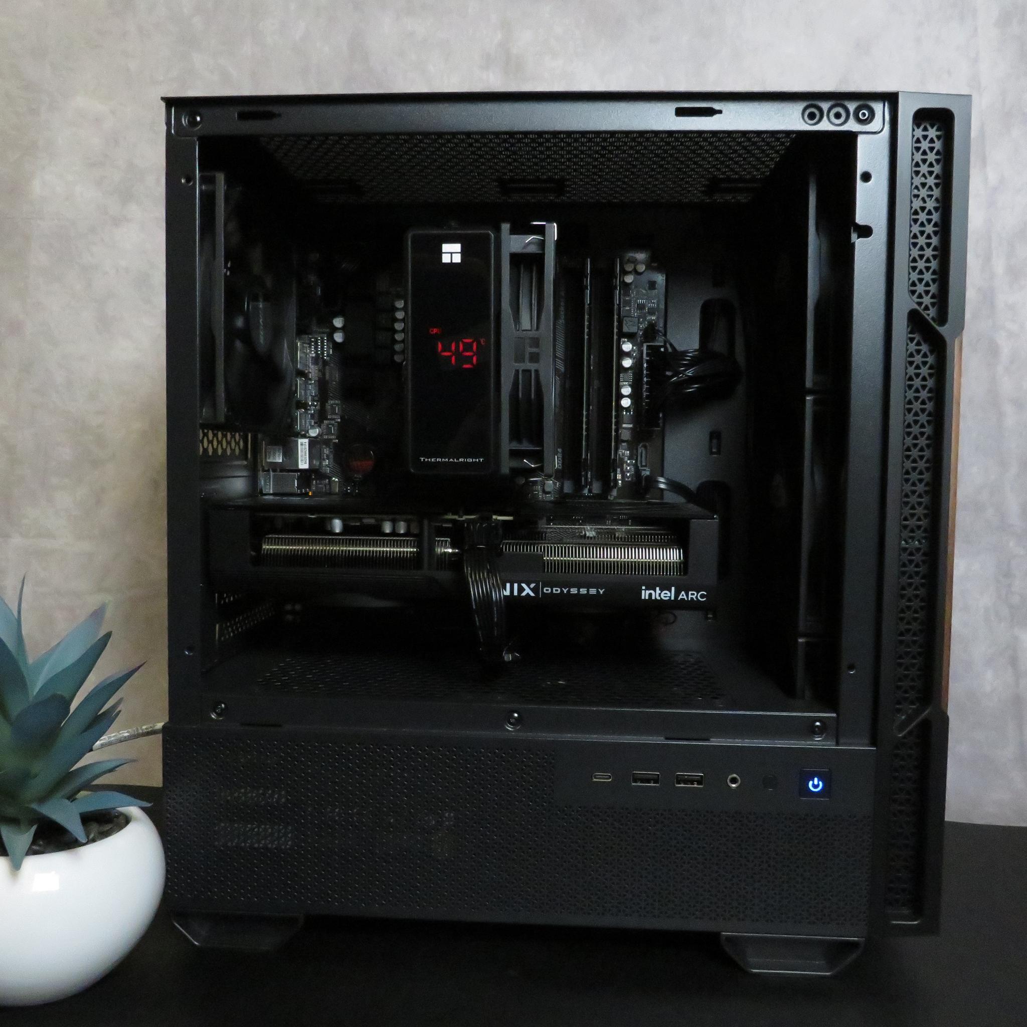 ARC 1440P Gamer! Ryzen 7 5700 + Intel Arc B580 + 16 GB DDR4 + 1 TB SSD