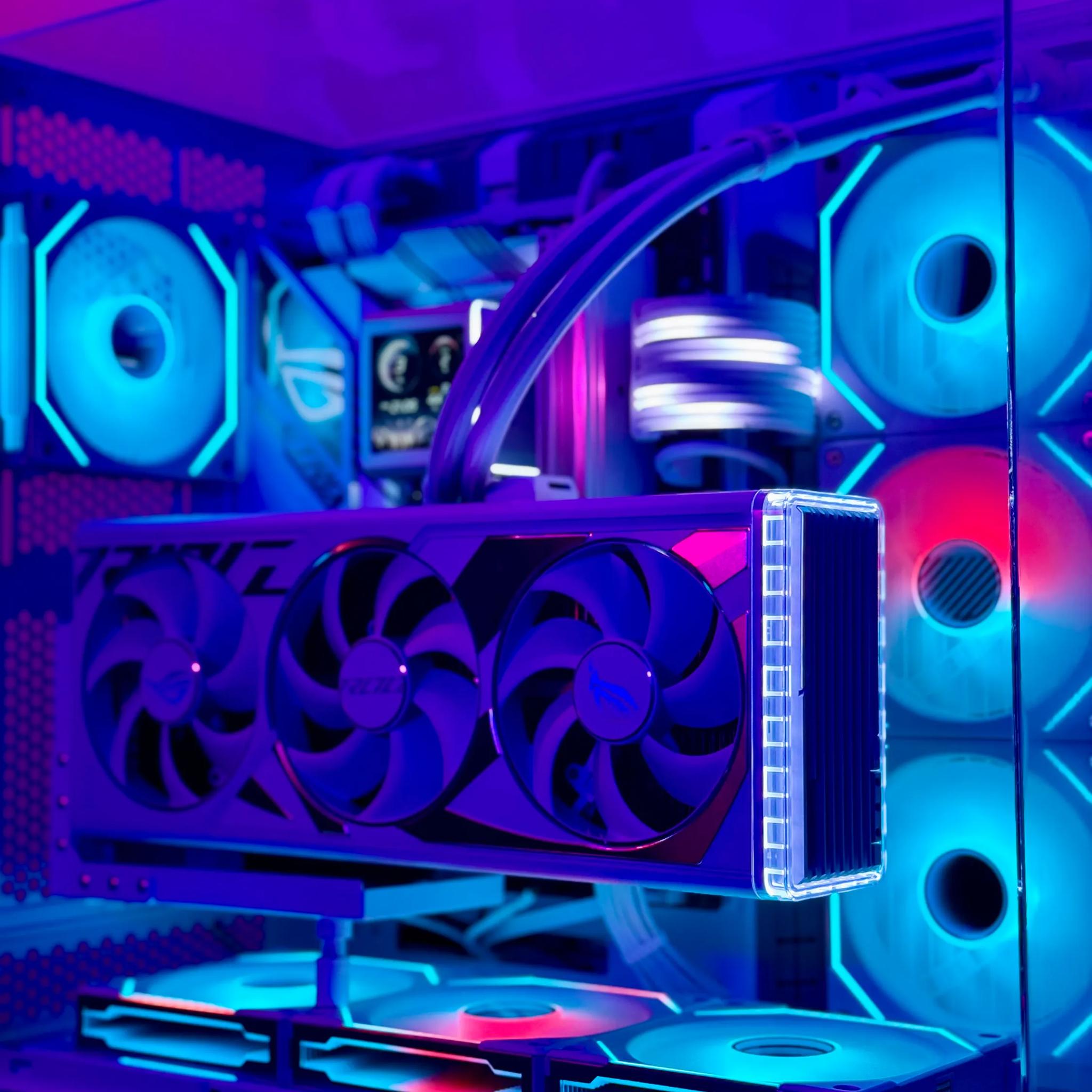 Heaven 🪽 ROG Strix 4090 OC☀️ i9-13900K 24 Cores🌙 Corsair Dominator 32GB RAM✨3TB SSD 📖 1050W WiFi7