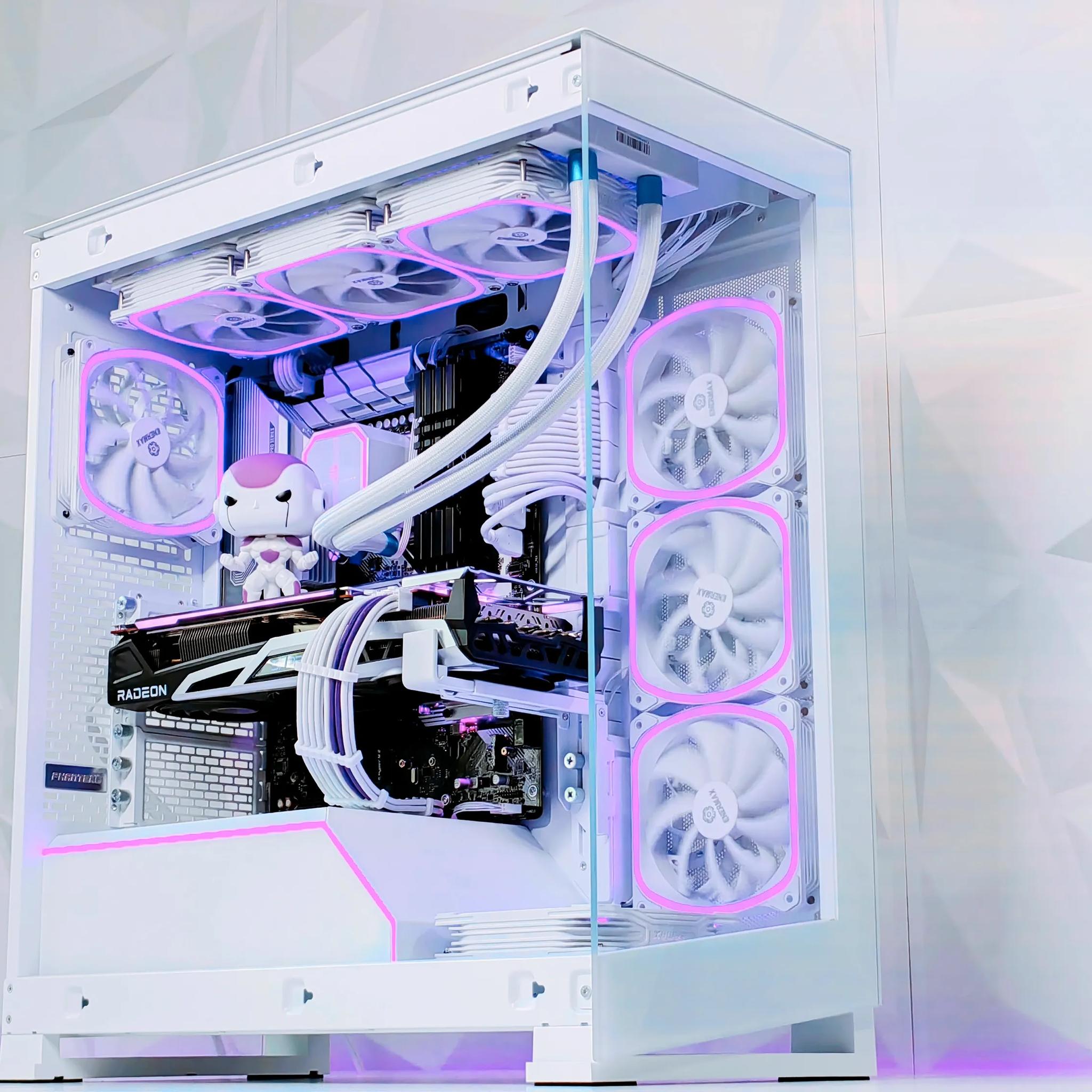 👑❄️Liquid Cooled  Gaming PC🟣AMD RX 6900 XT 16GB🟣Intel i7 12700KF 12 core🟣32GB DDR4🟣1TB