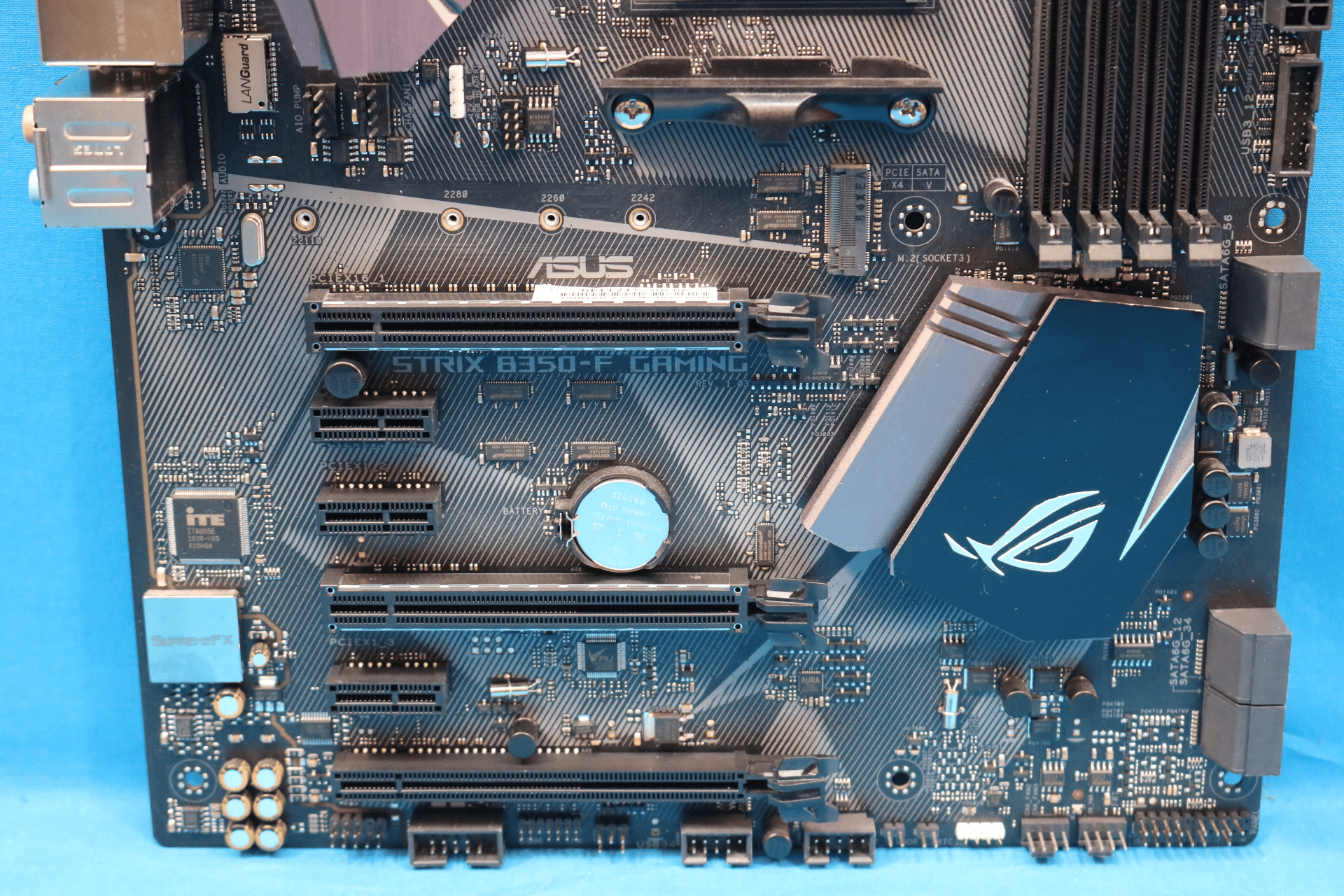 *Updated BIOS* ASUS ROG STRIX B350-F Gaming AMD Socket AM4 DDR4 ATX Desktop Motherboard No I/O