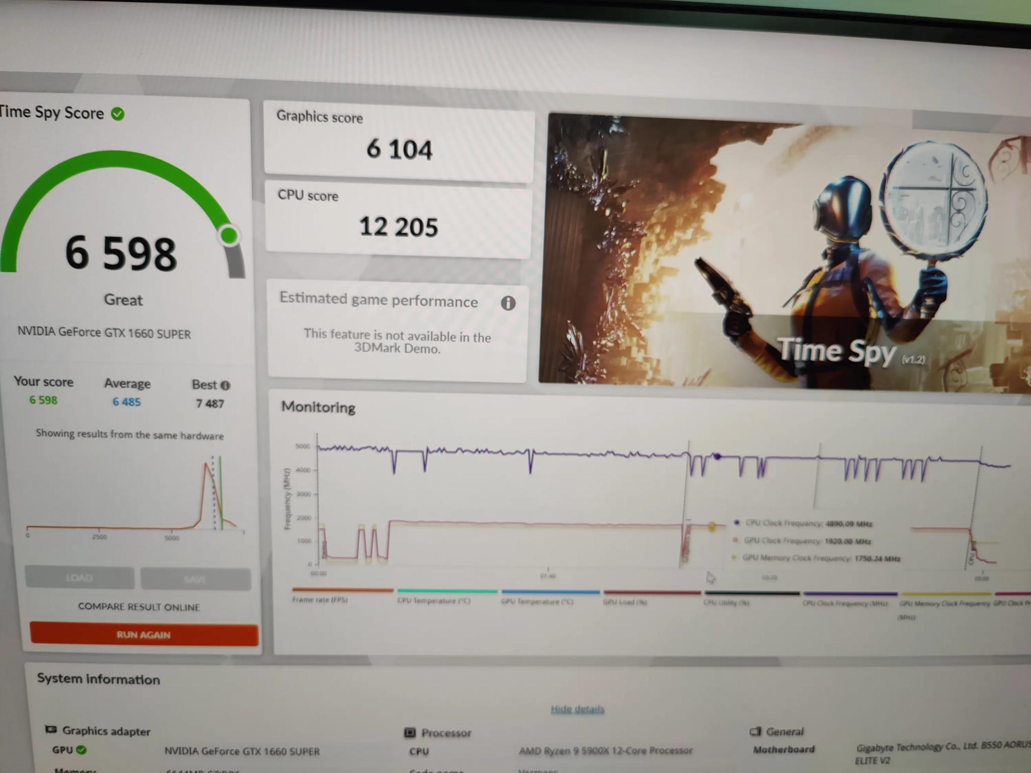 Asus GTX 1660 Super 6GB