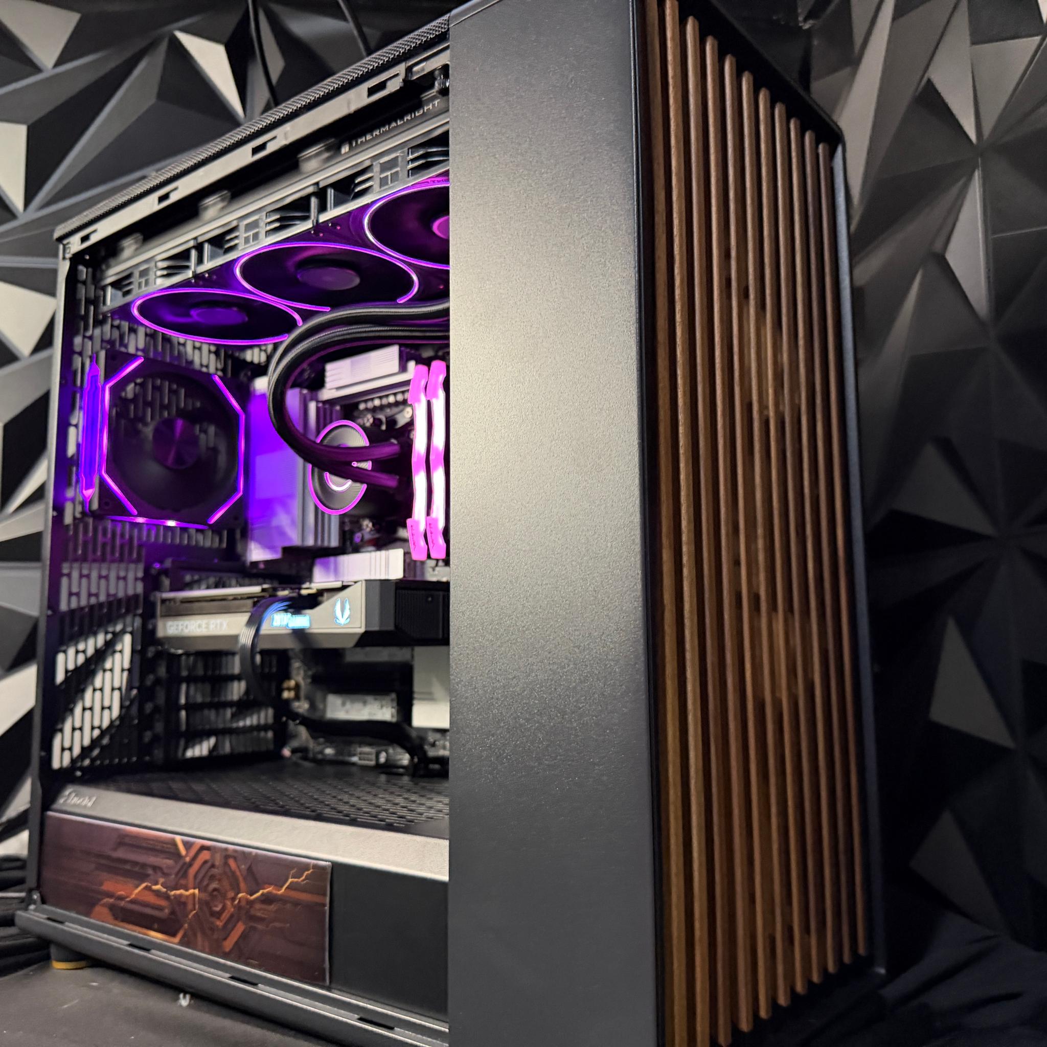 🪵⚙️ IRON WOOD ⚙️🪵 Ryzen 9 9900X| RTX 5070| 32 GB DDR5 8000Mhz|4.5 TB NVMe| 850W Gold PSU