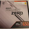 MSI B650M Project Zero mATX Motherboard, AM5 Socket, Back Connect