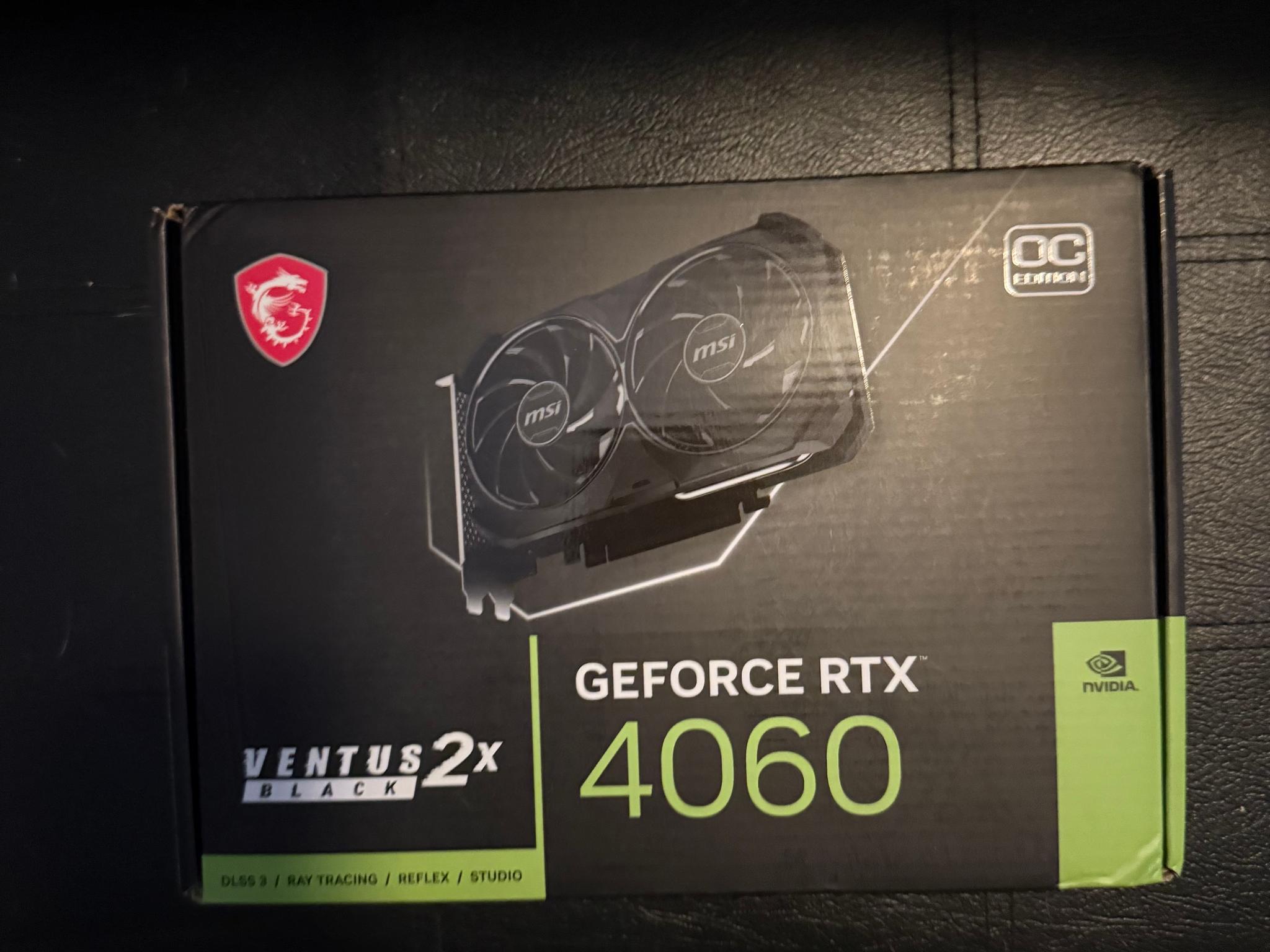 MSI GeForce RTX 4060 VENTUS 2X BLACK 8G OC
