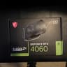 MSI GeForce RTX 4060 VENTUS 2X BLACK 8G OC