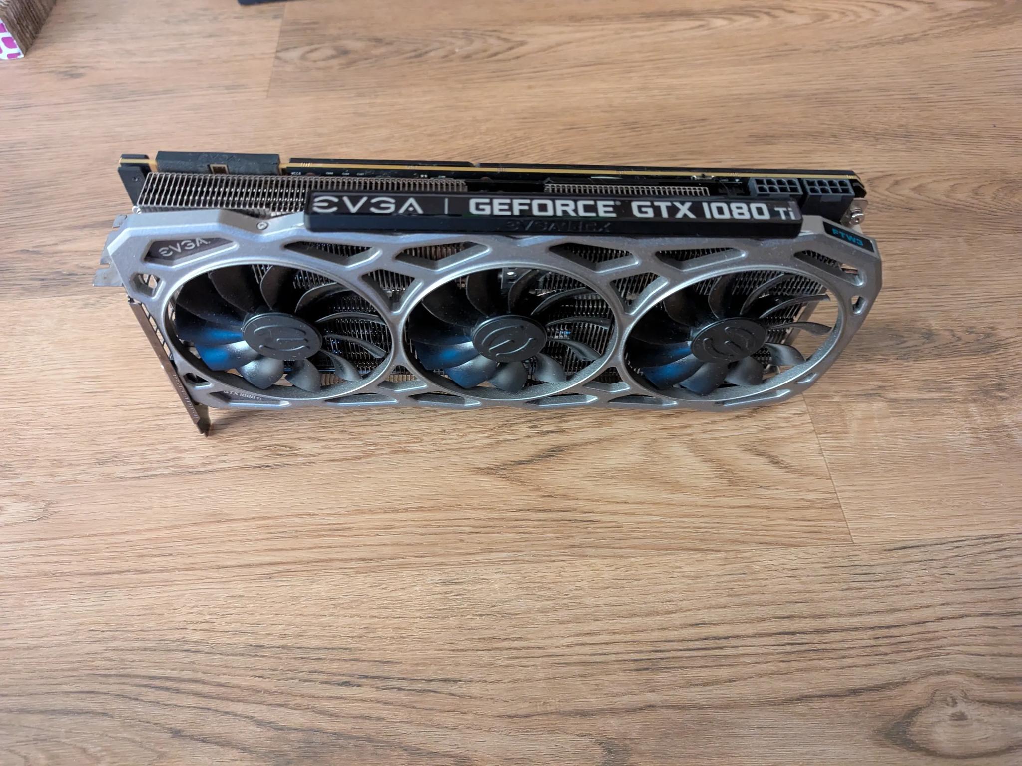 EVGA GTX 1080Ti FTW3 Gaming 11GB GDDR5X GPU - FANS WONT SPIN