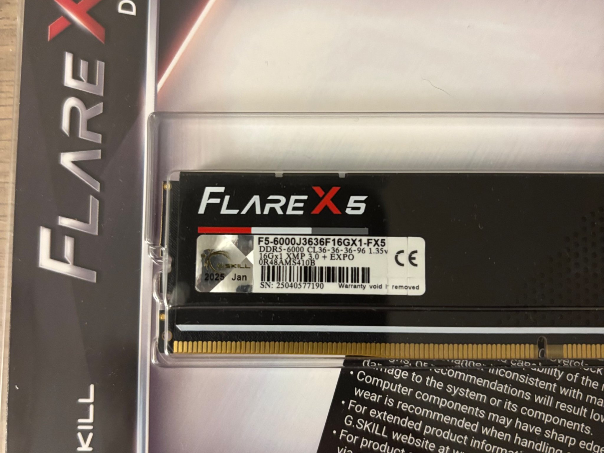 Flare X5 16GB 6000 CL36
