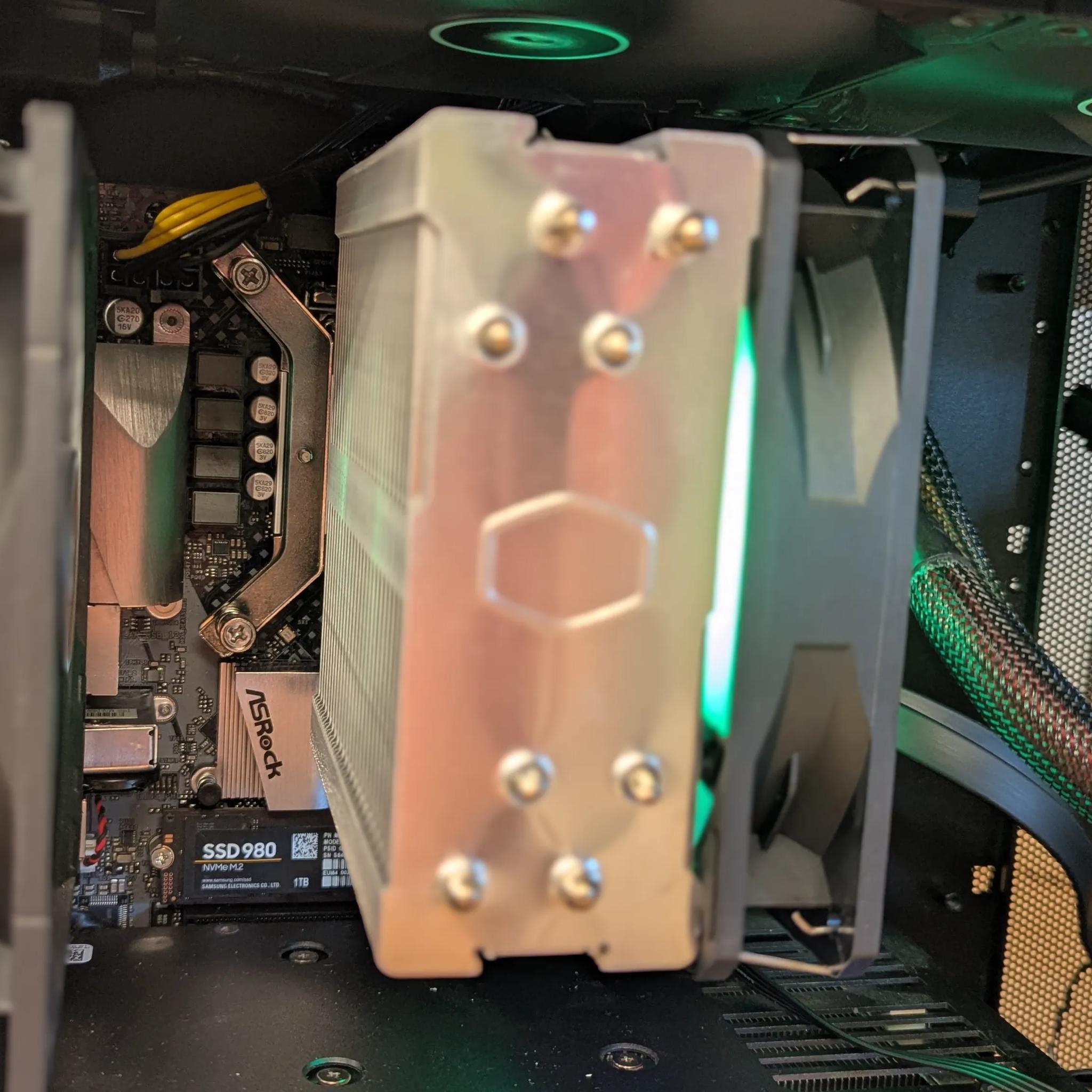 TimberTech – 3060 Ti / i5-10600KF – 16GB RAM, 1TB NVMe – Stylish Wood-Panel MicroATX