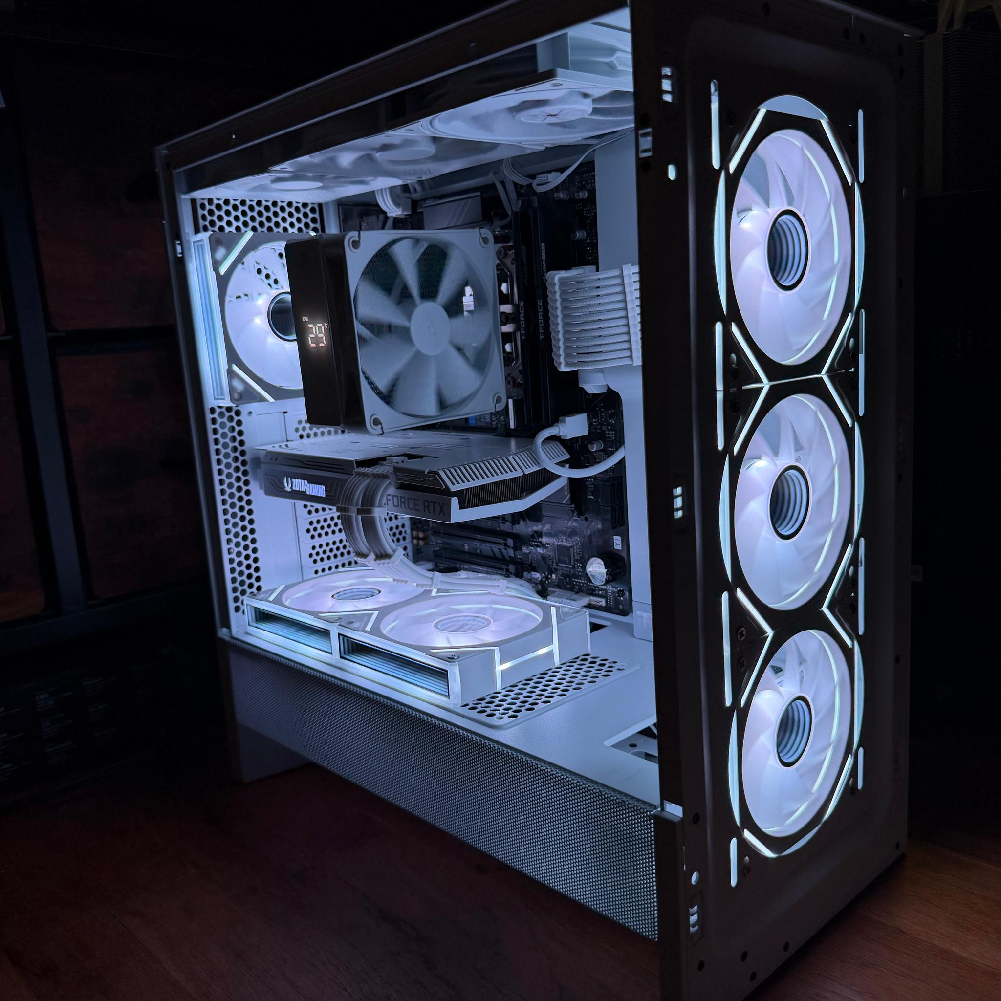 ❄️White AM5 RTX 3070 Gaming PC | Ryzen 5 8400F | WiFi | 1TB NVMe | Ready to Play ❄️