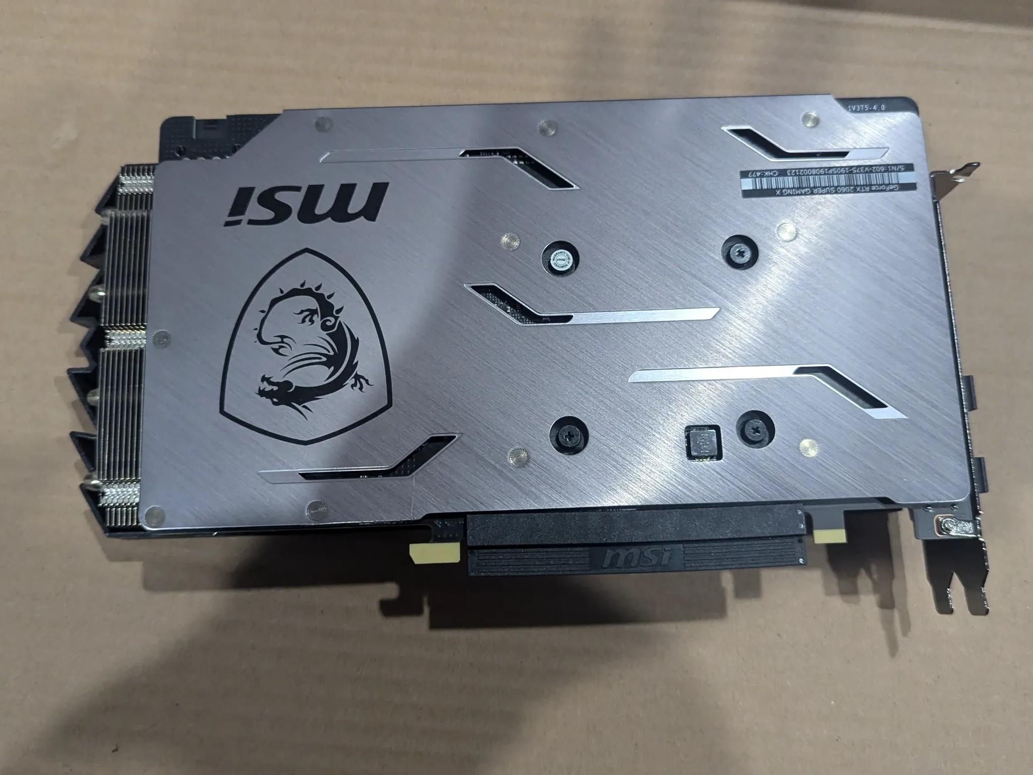 MSI RTX 2060 Super, light use, near perfect