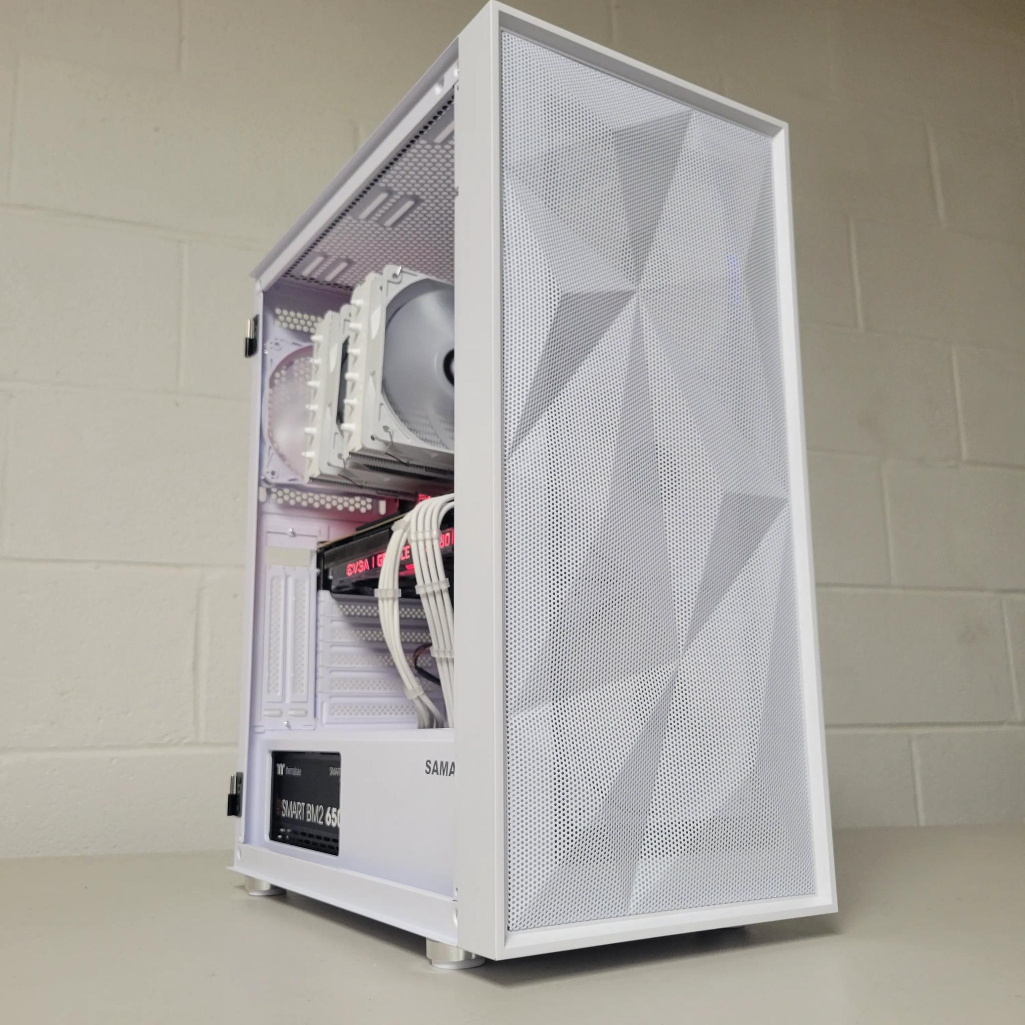 🔥🧊RTX 2080 8gb White Gaming PC🔥🧊 (Ryzen 5 5600x//RTX 2080 8gb)