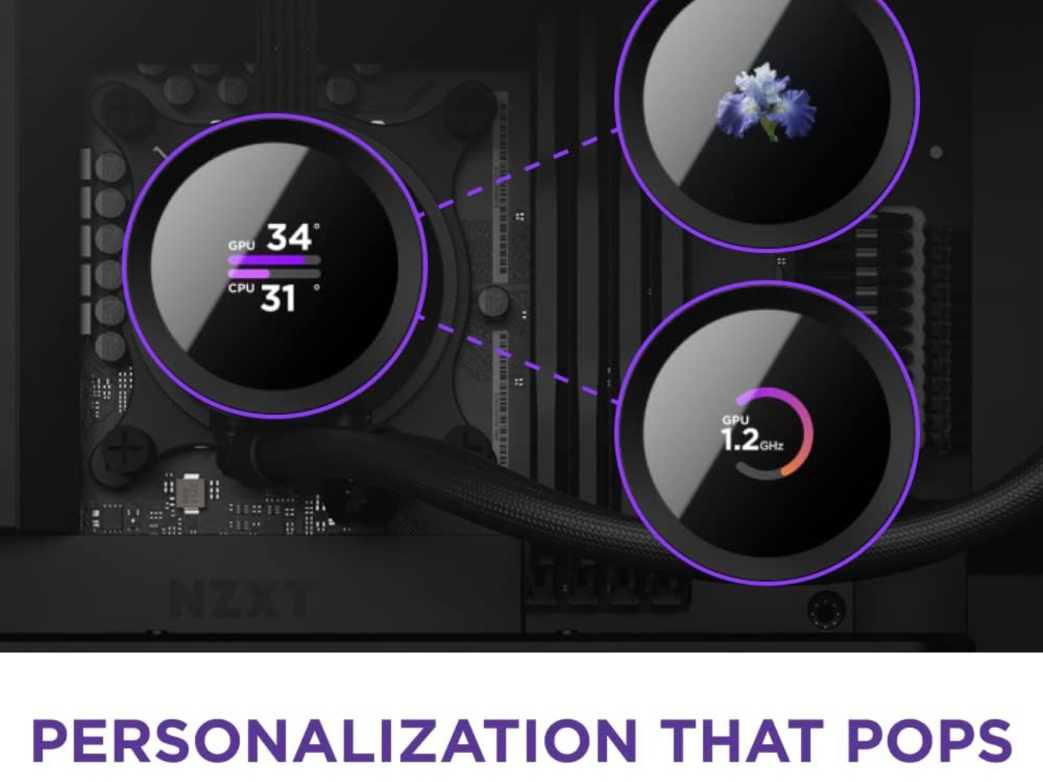 NZXT Kraken 240 with LCD Display