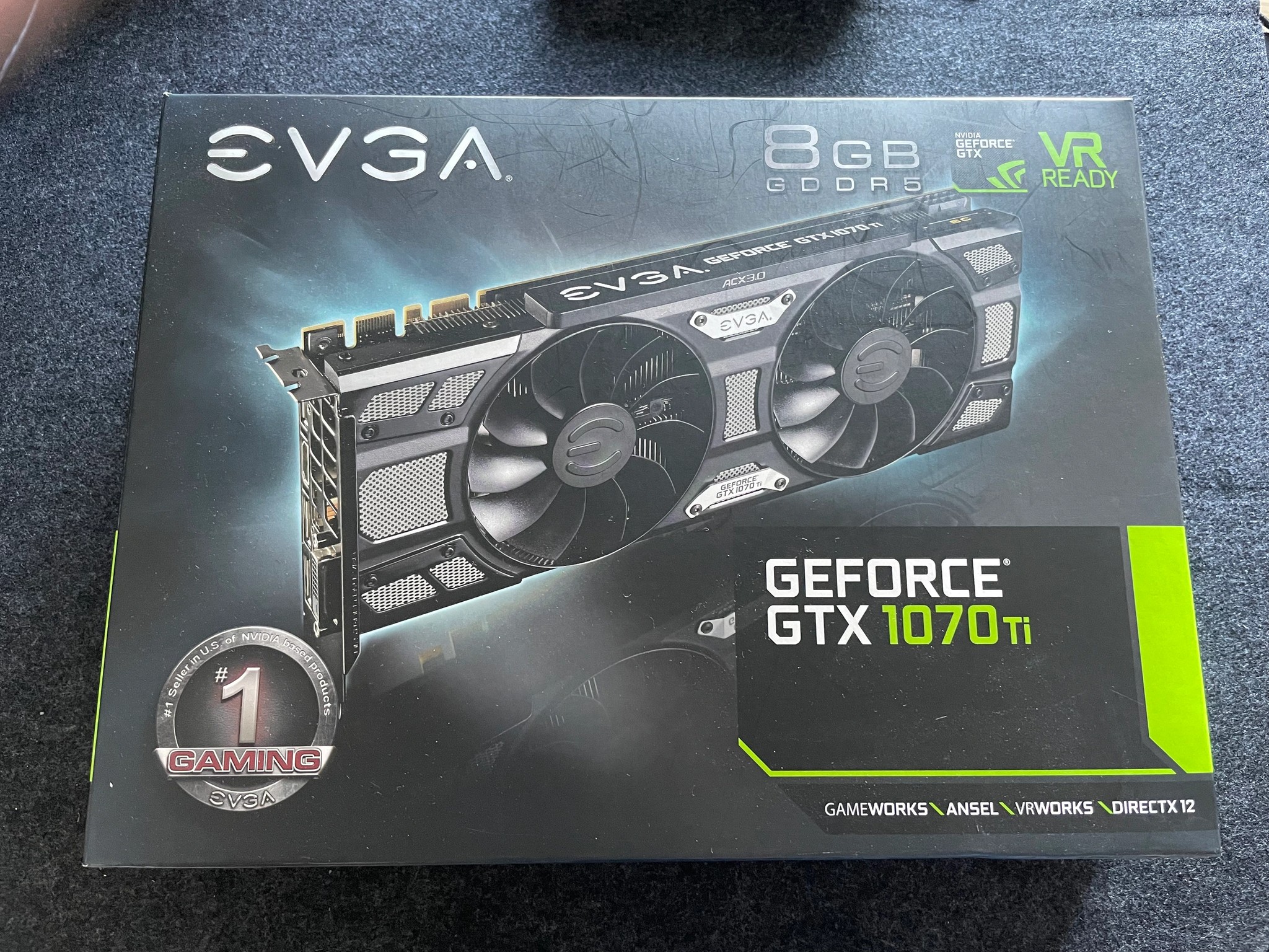 EVGA GeForce GTX 1070 Ti SC Gaming 8GB VRAM