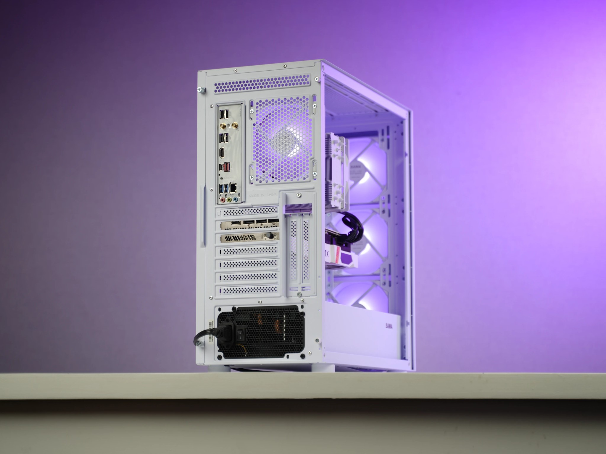 “LXFORM” RTX 3060 Ti Ryzen 5 3500X 16GB 2.3TB Windows 11 Workstation Gaming PC Powerhouse