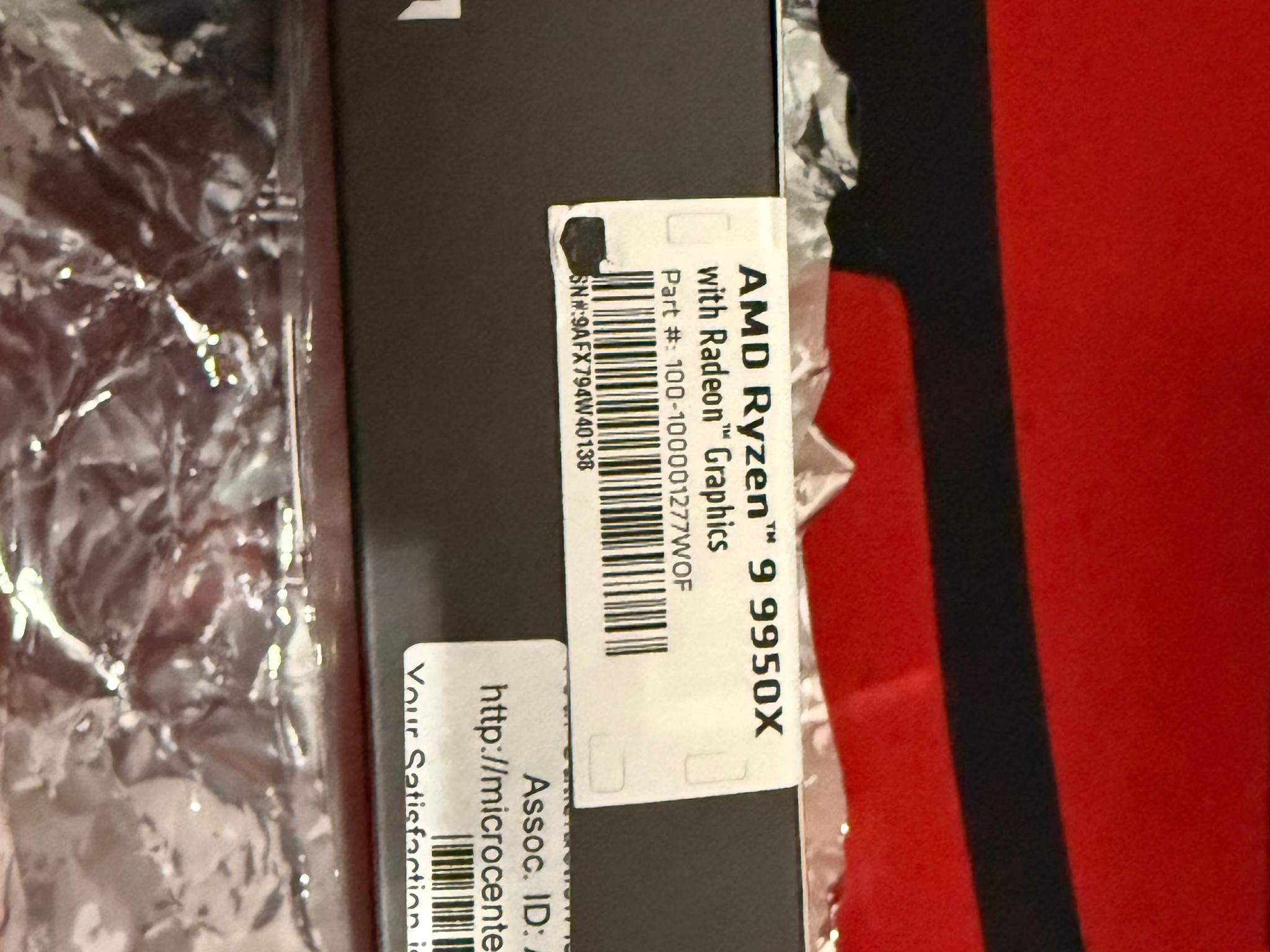 AMD Ryzen 9 9950X