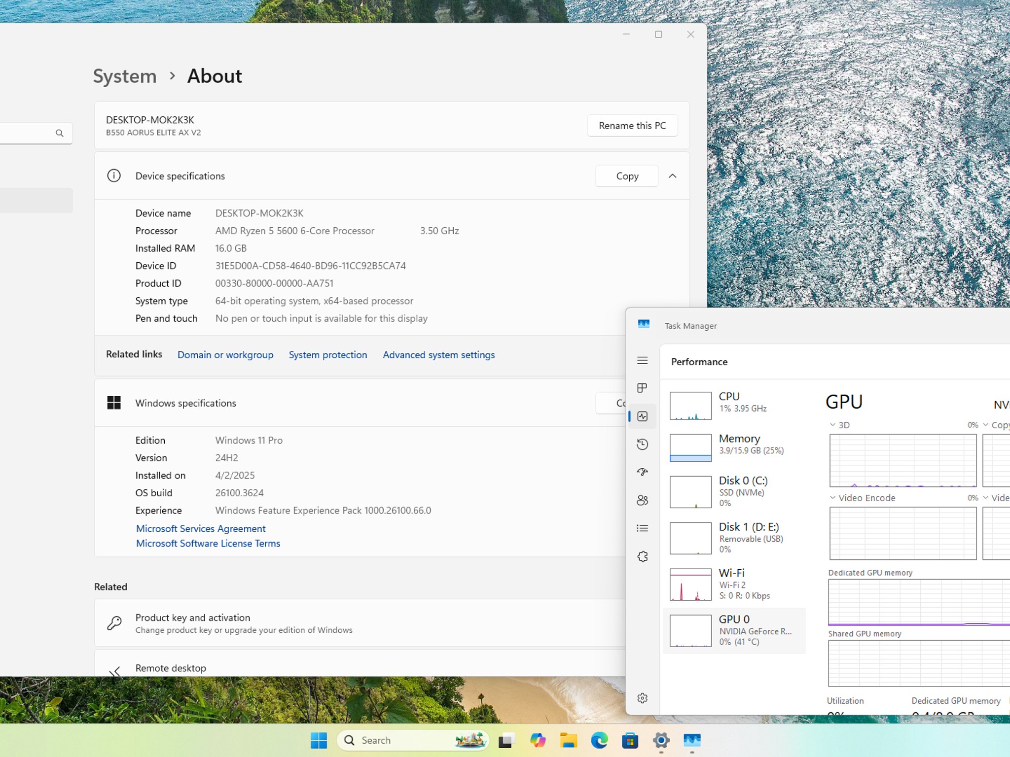 RTX 3060ti, Ryzen 5 5600, 2x8GB 3600mhz, 1TB Gen 4 NVMe