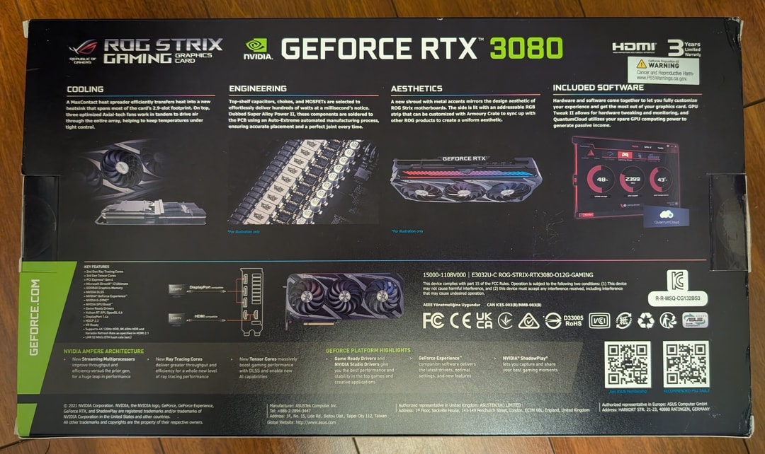 Asus ROG STRIX GAMING OC GeForce RTX 3080 12GB LHR | Jawa