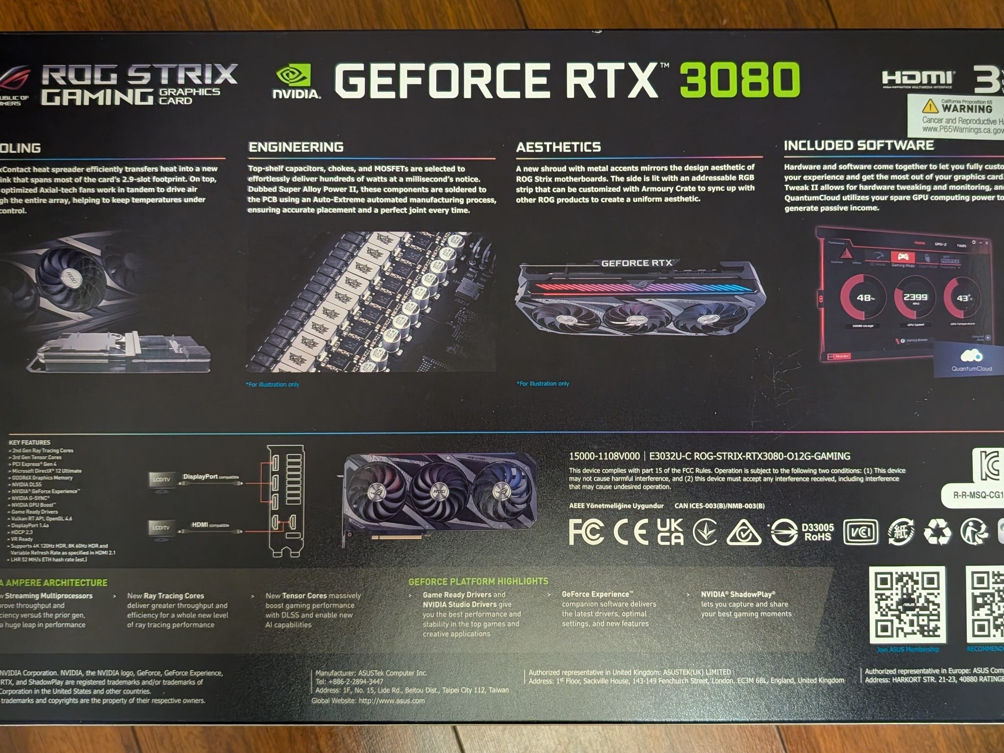 Asus ROG STRIX GAMING OC GeForce RTX 3080 12GB LHR